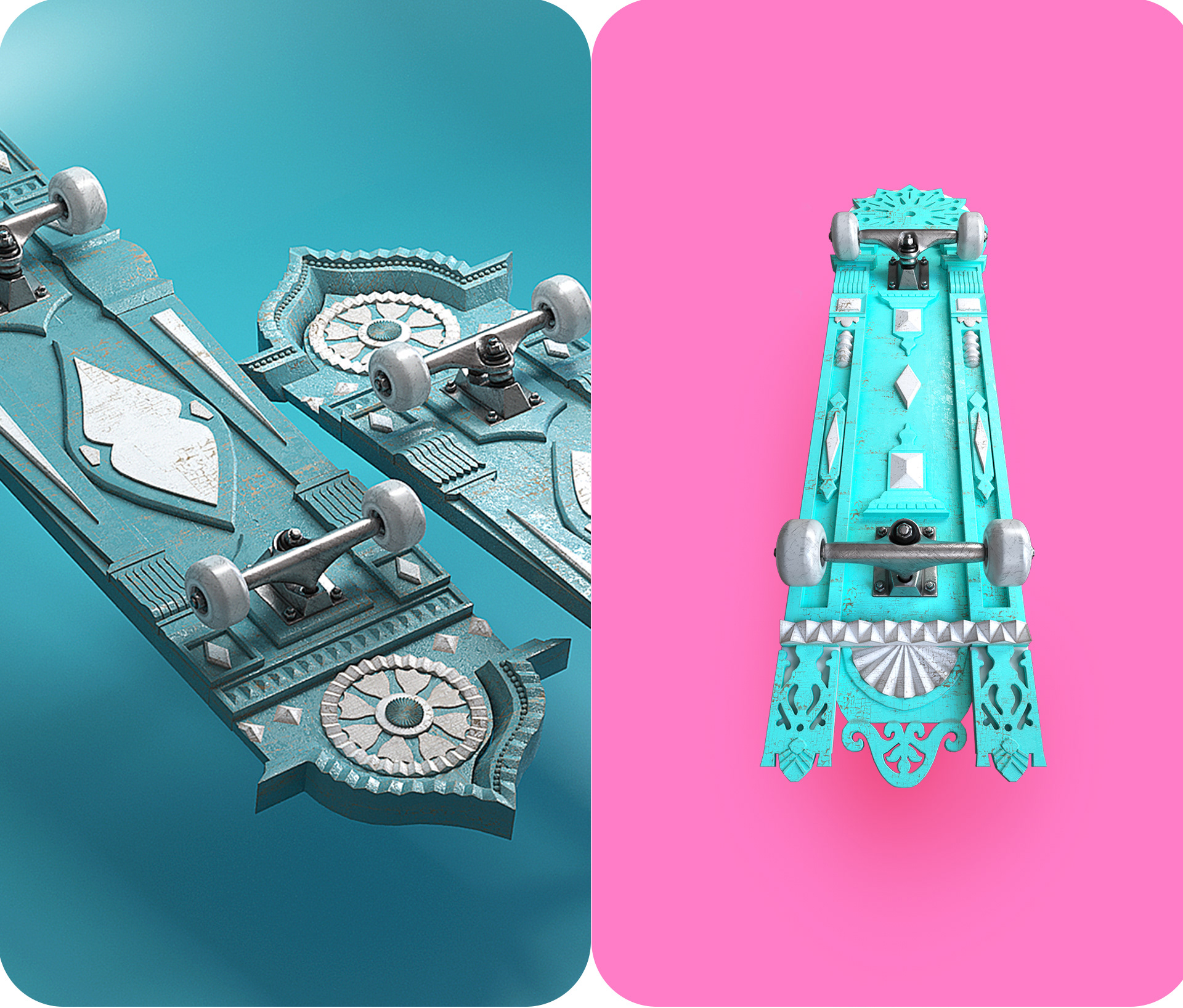 ETHNO BOARD — Изображение №12 — Иллюстрация, 3D на Dprofile