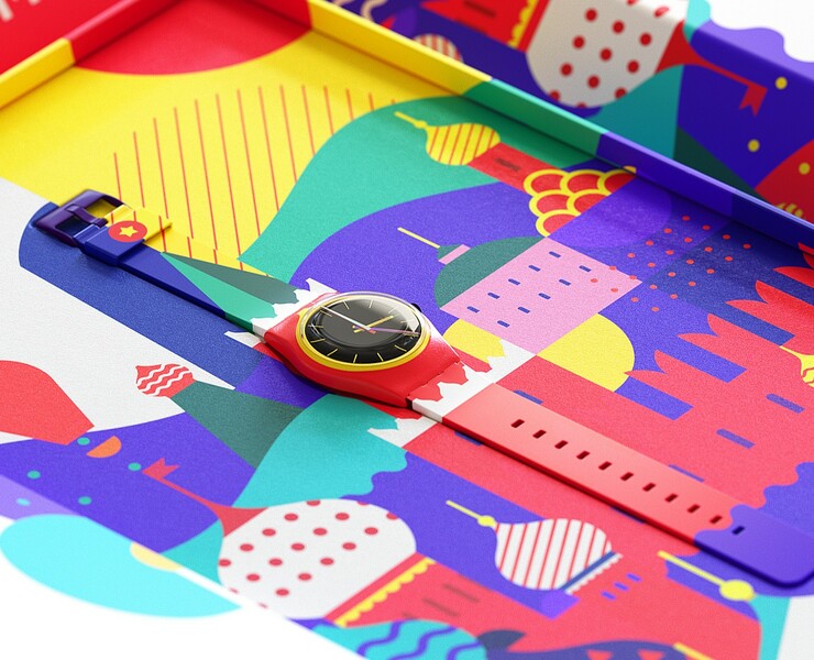 Swatch city — Графика, 3D на Dprofile