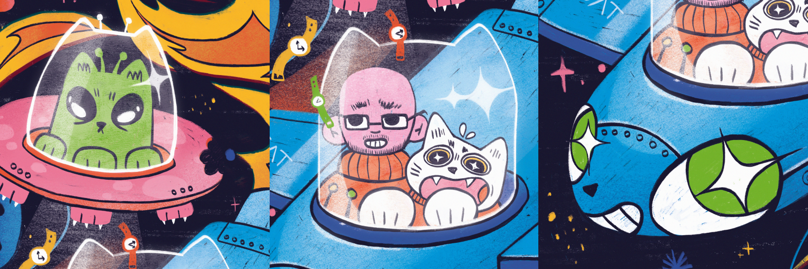 Плакат "Не отлетать в космос" — Изображение №6 — Иллюстрация, Графика на Dprofile