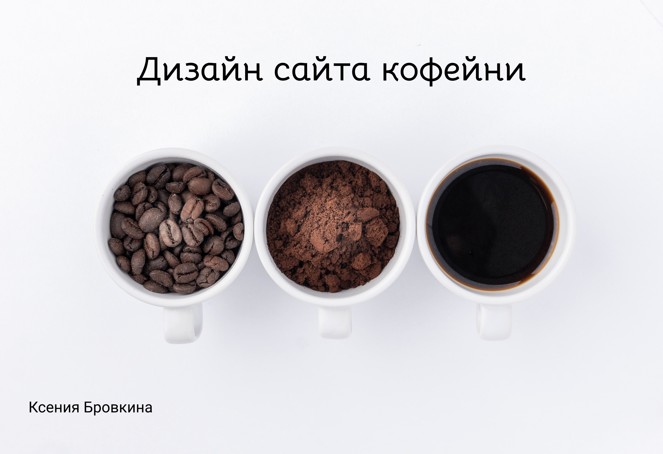 Дизайн сайта кофейни Кофе time — Изображение №1 — Интерфейсы на Dprofile