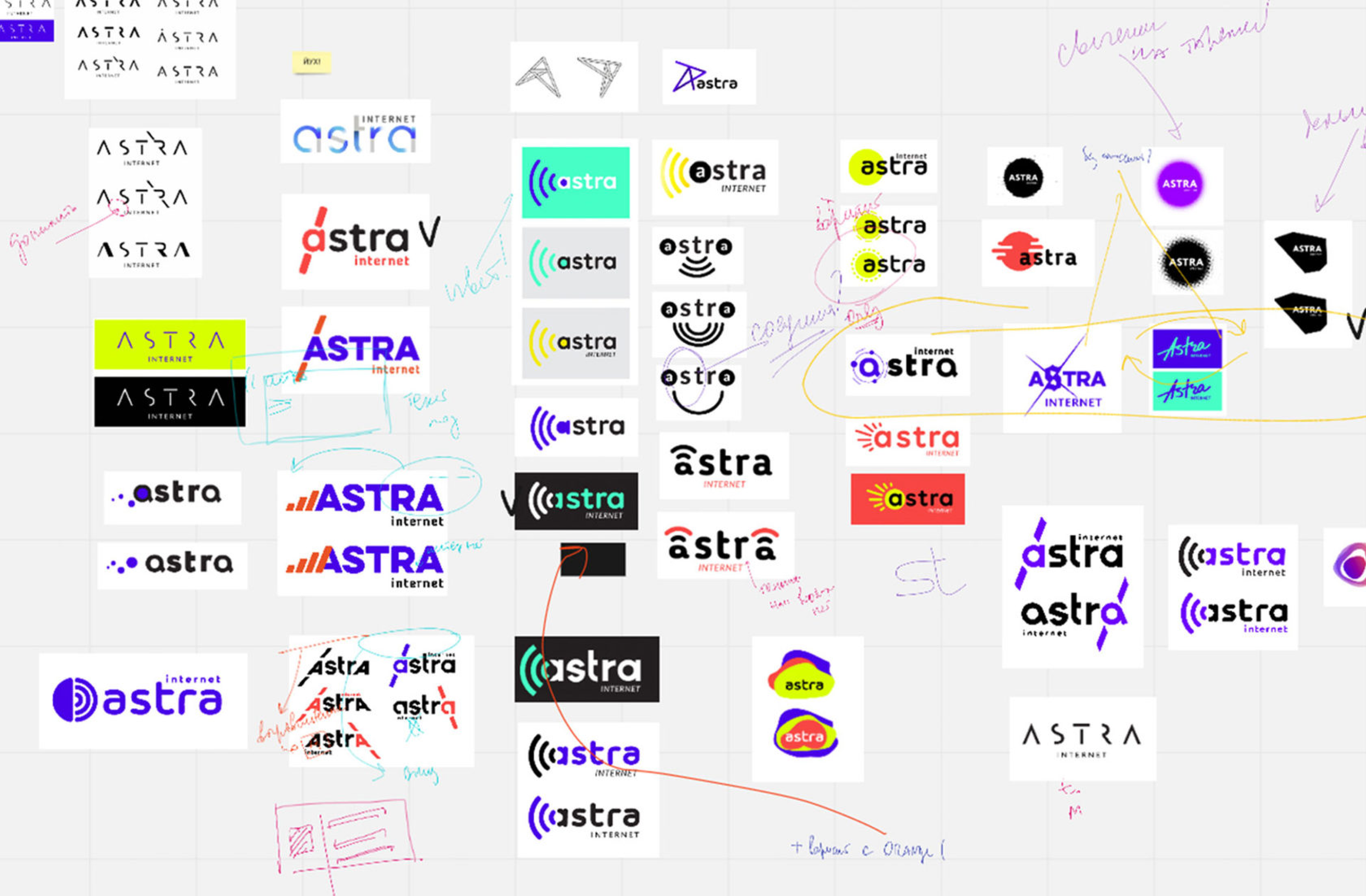 Astra Internet. Интернет там, где он нужен. — Изображение №2 — Интерфейсы, Брендинг на Dprofile