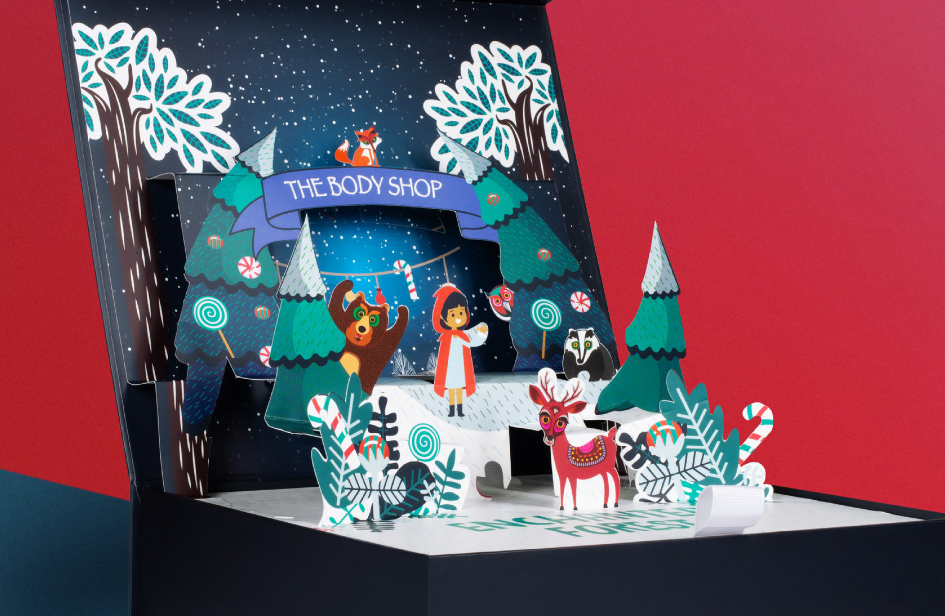 Christmas gift set for The Body Shop - Дизайн упаковки — Изображение №5 — Брендинг, Иллюстрация на Dprofile