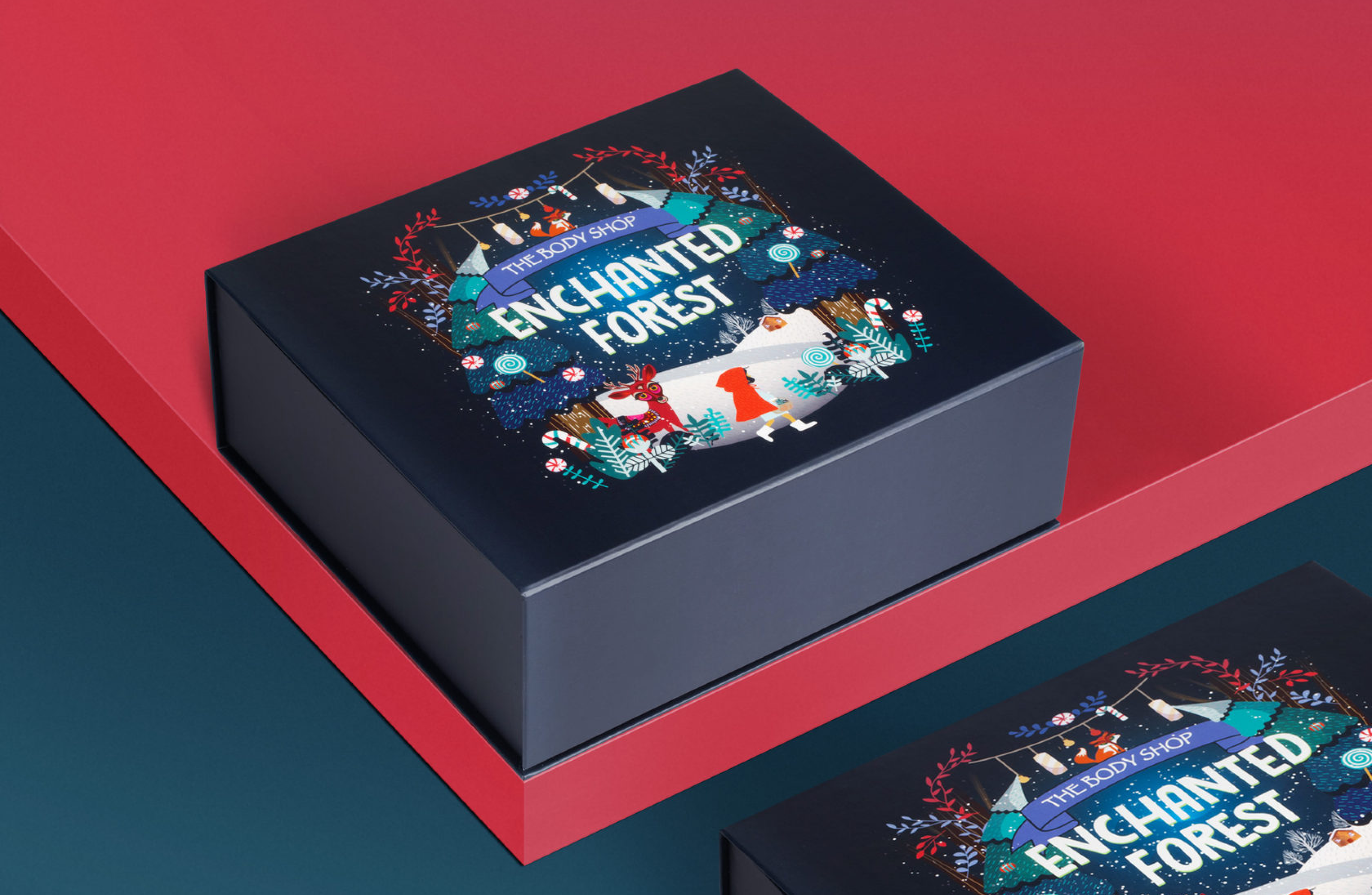 Christmas gift set for The Body Shop - Дизайн упаковки — Изображение №3 — Брендинг, Иллюстрация на Dprofile