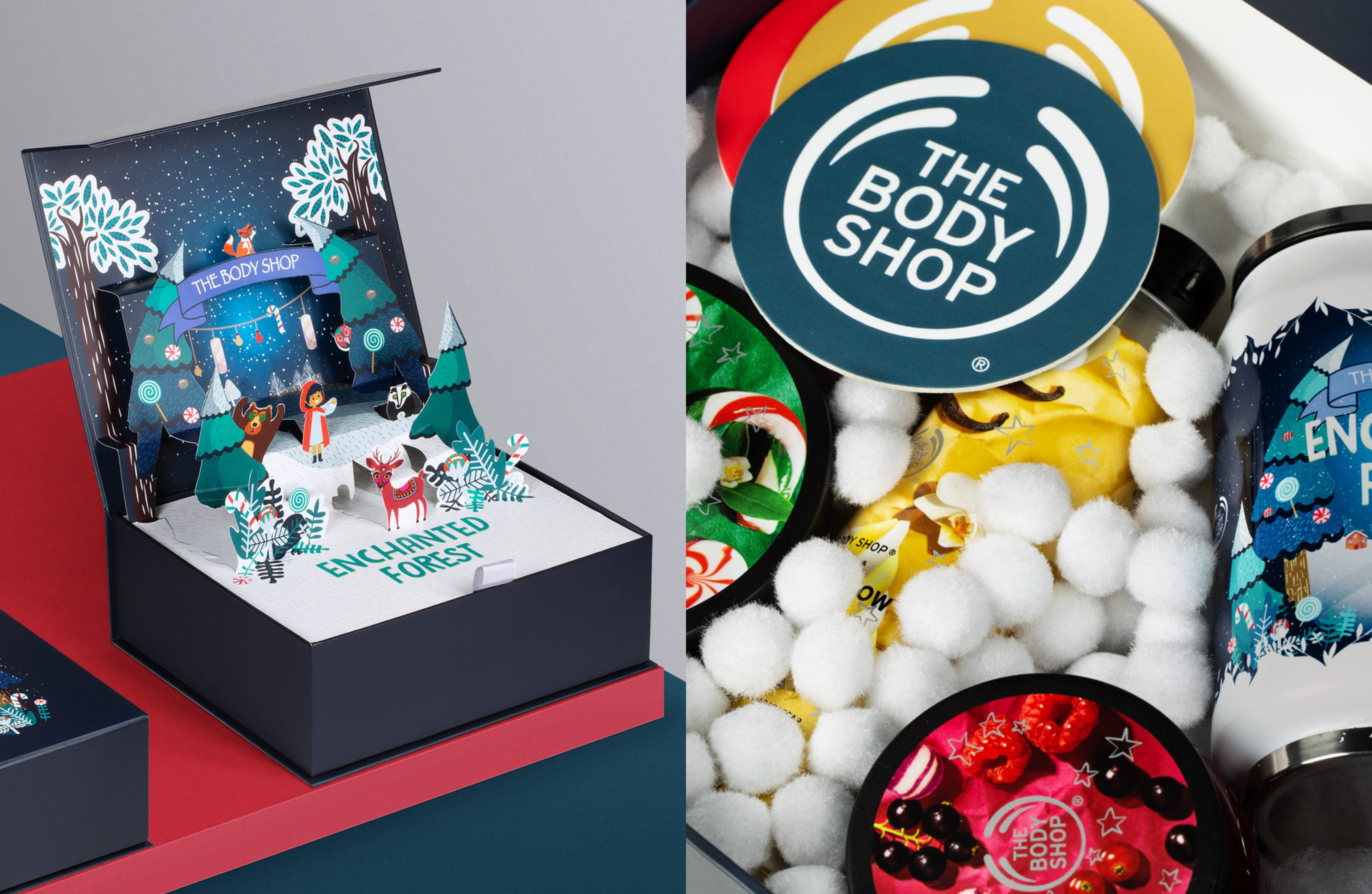 Christmas gift set for The Body Shop - Дизайн упаковки — Изображение №4 — Брендинг, Иллюстрация на Dprofile