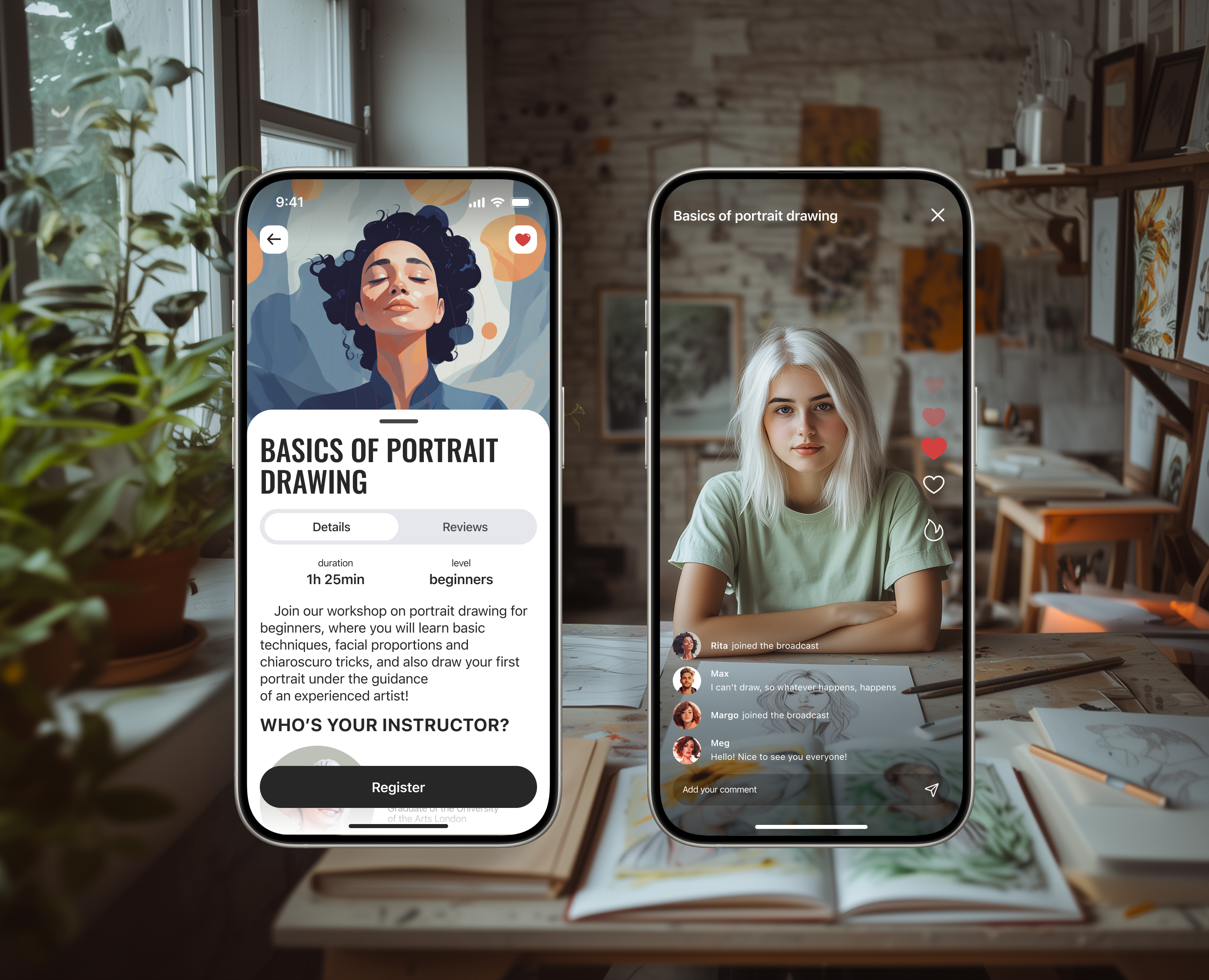 Приложение для поиска мастер-классов — Интерфейсы на Dprofile