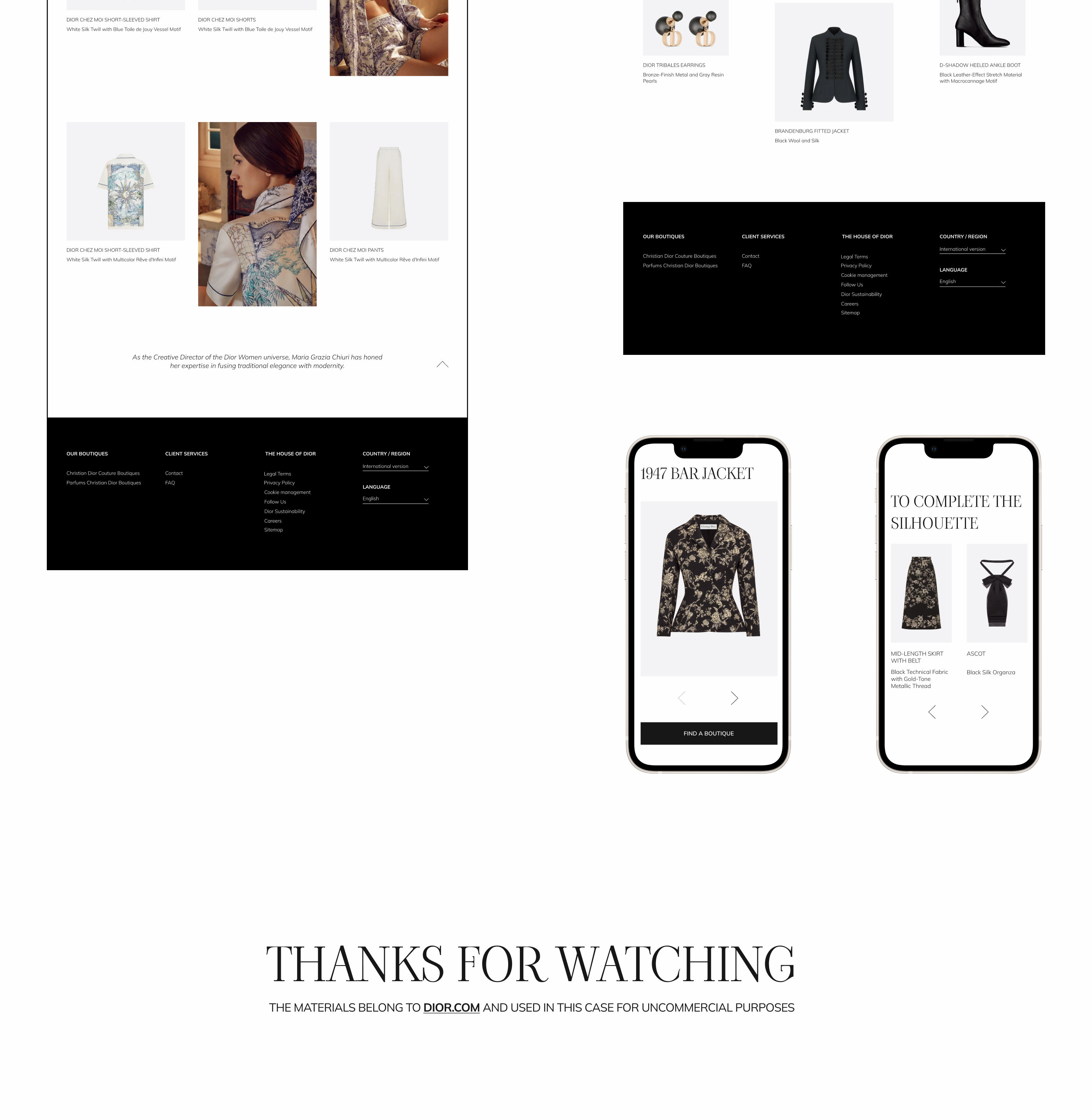 DIOR Redesign Concept — Изображение №6 — Интерфейсы на Dprofile