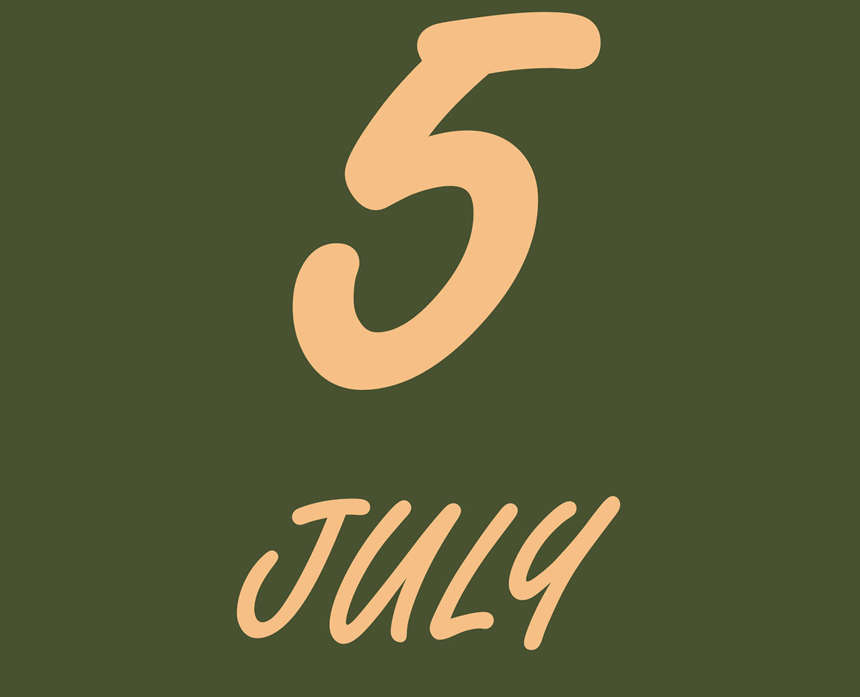 5 July Collage — Брендинг, Графика на Dprofile