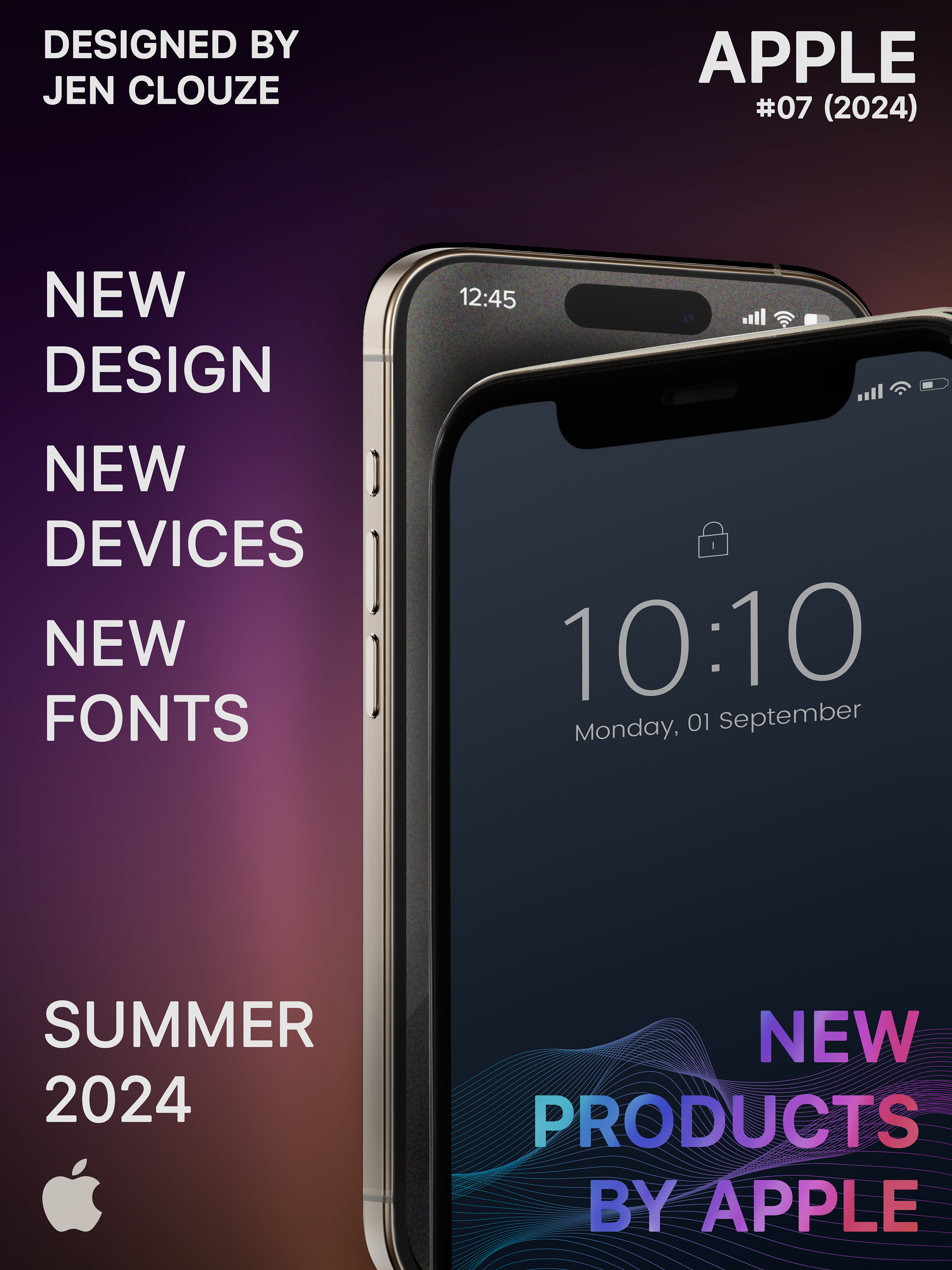 New products by Apple (Posters) — Изображение №1 — Брендинг, Графика на Dprofile