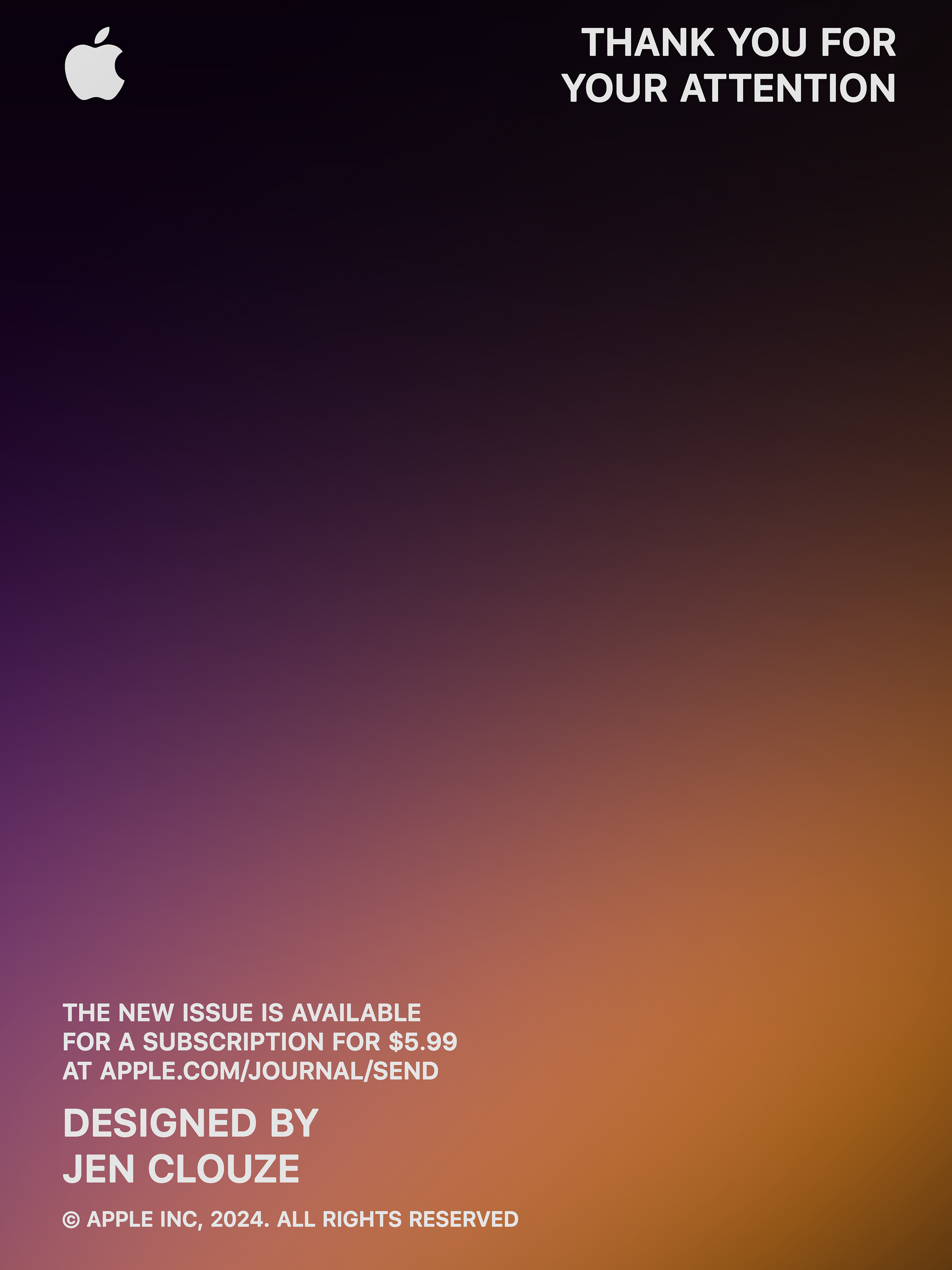 Летний мини-журнал Apple Journal — Изображение №8 — Брендинг, Графика на Dprofile