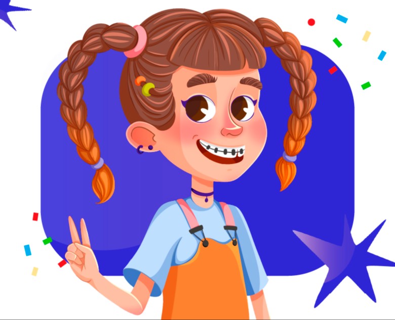Дизайн персонажа для сайта на Dprofile