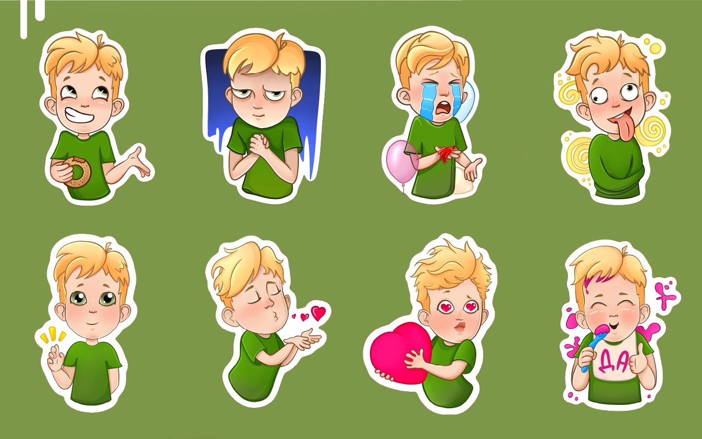 Stickers for telegram — Изображение №8 — Иллюстрация на Dprofile