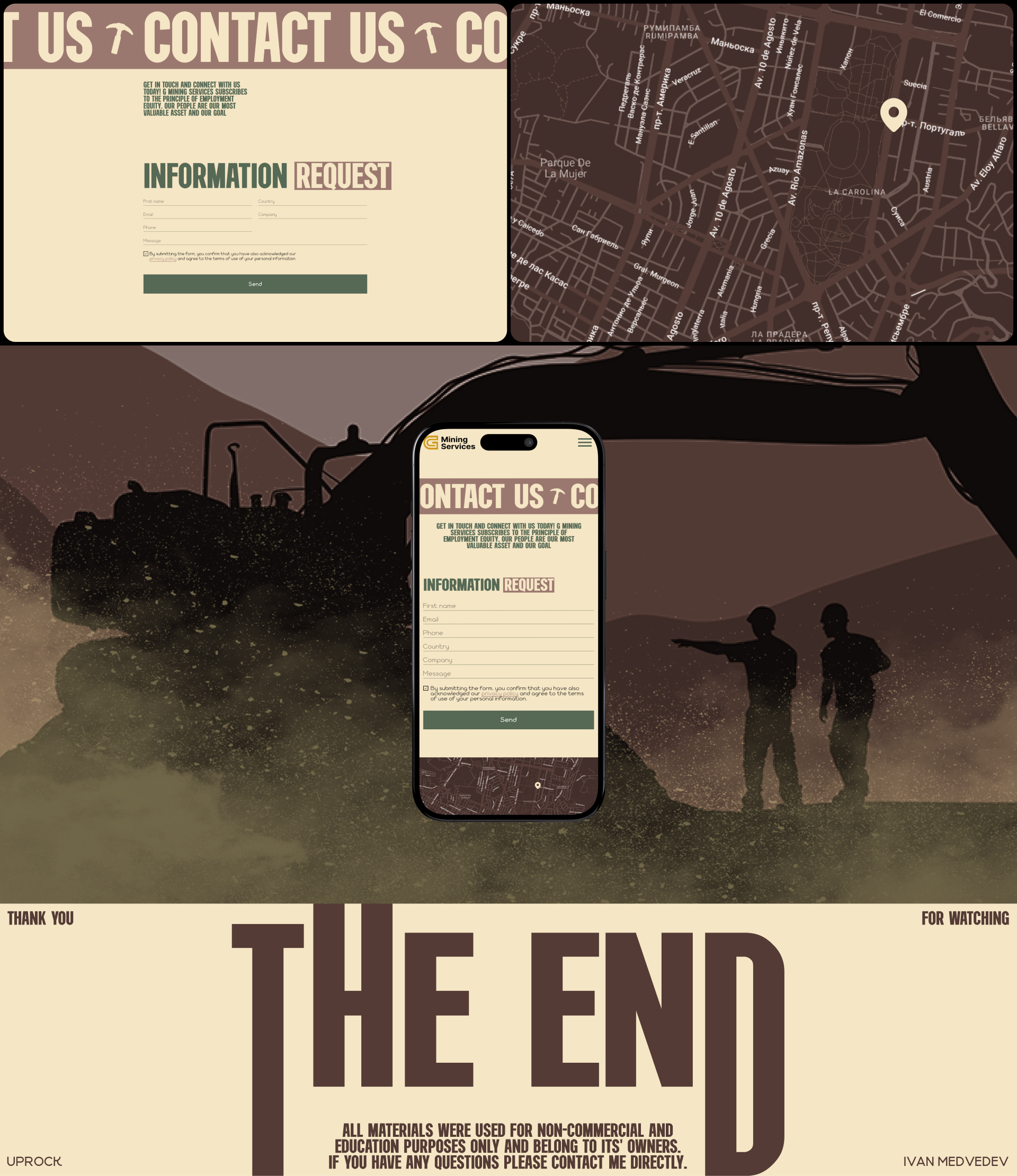 G MINING| Corporate website redesign — Изображение №10 — Интерфейсы на Dprofile