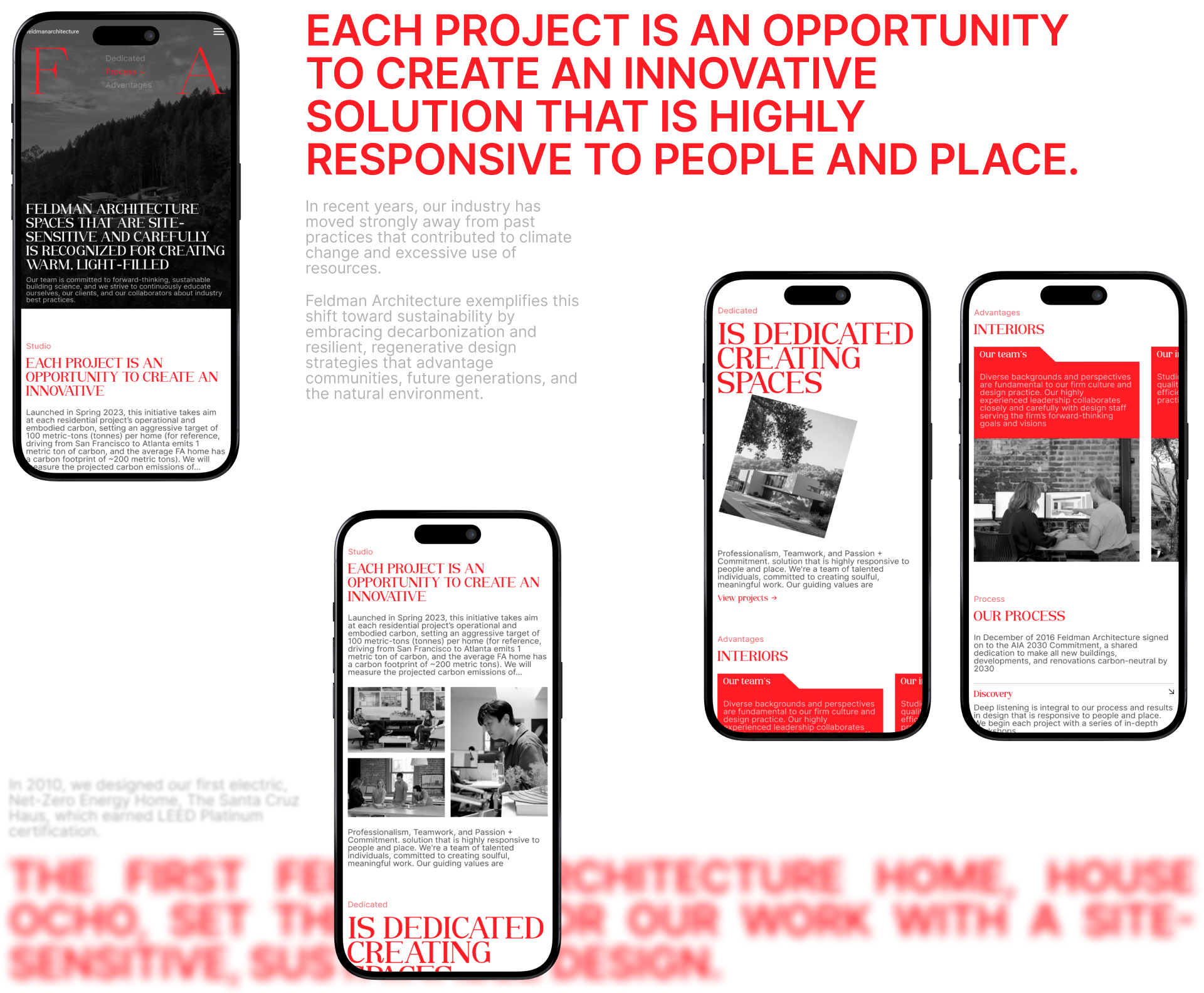 FELDMAN ARCHITECTURE | Landing page redesign — Изображение №5 — Интерфейсы на Dprofile