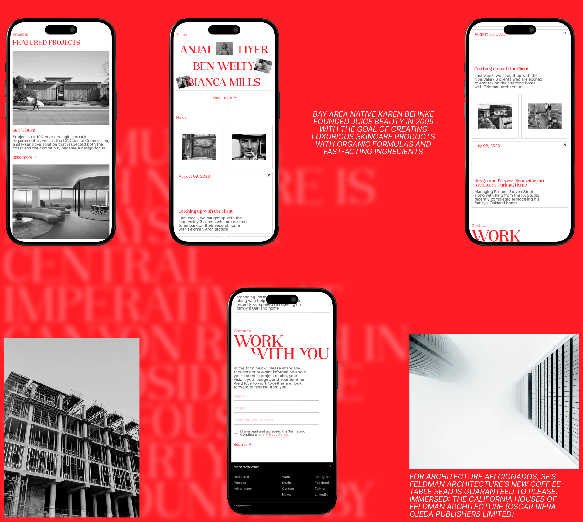 FELDMAN ARCHITECTURE | Landing page redesign — Изображение №8 — Интерфейсы на Dprofile