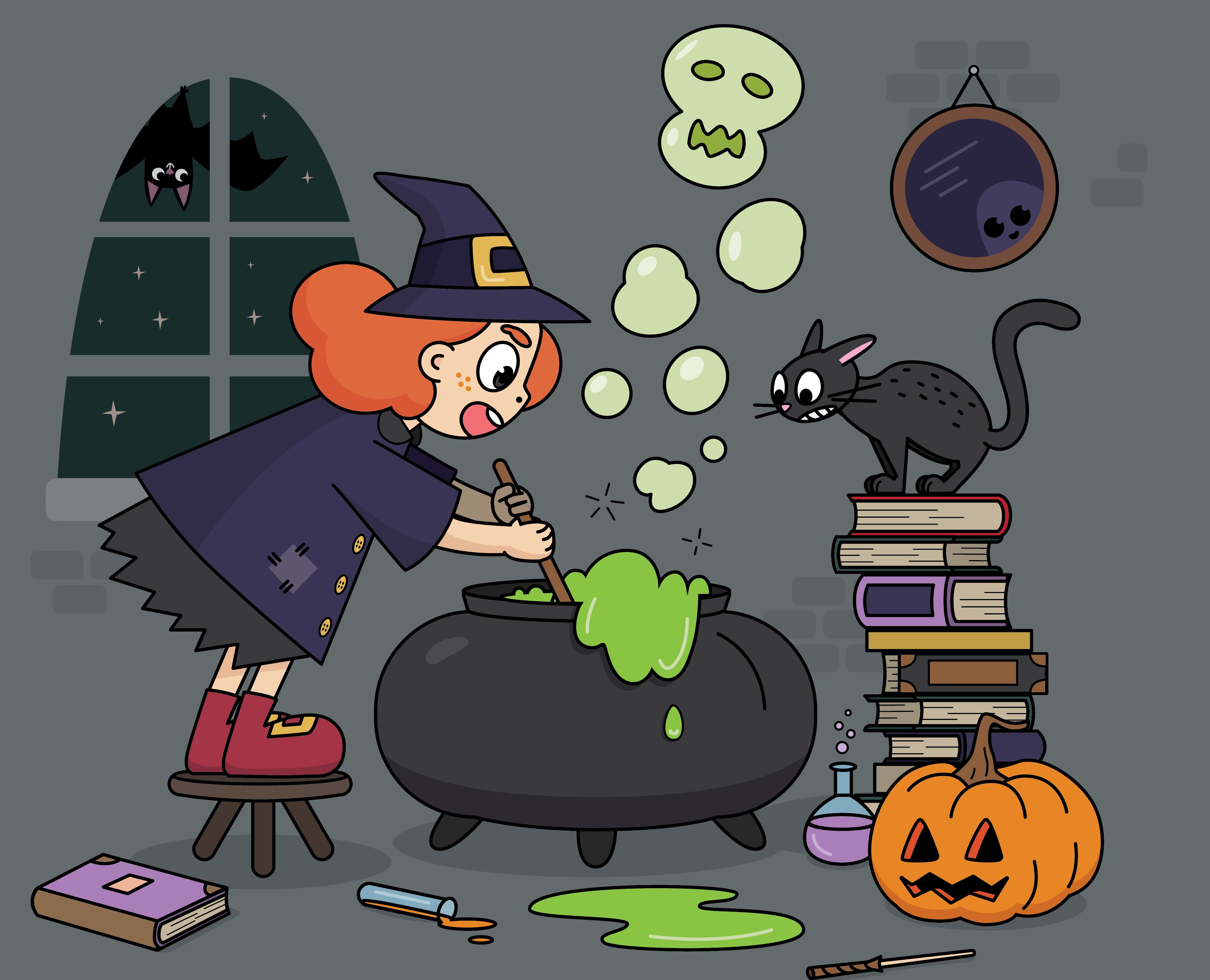 Halloween illustration — Иллюстрация, Графика на Dprofile