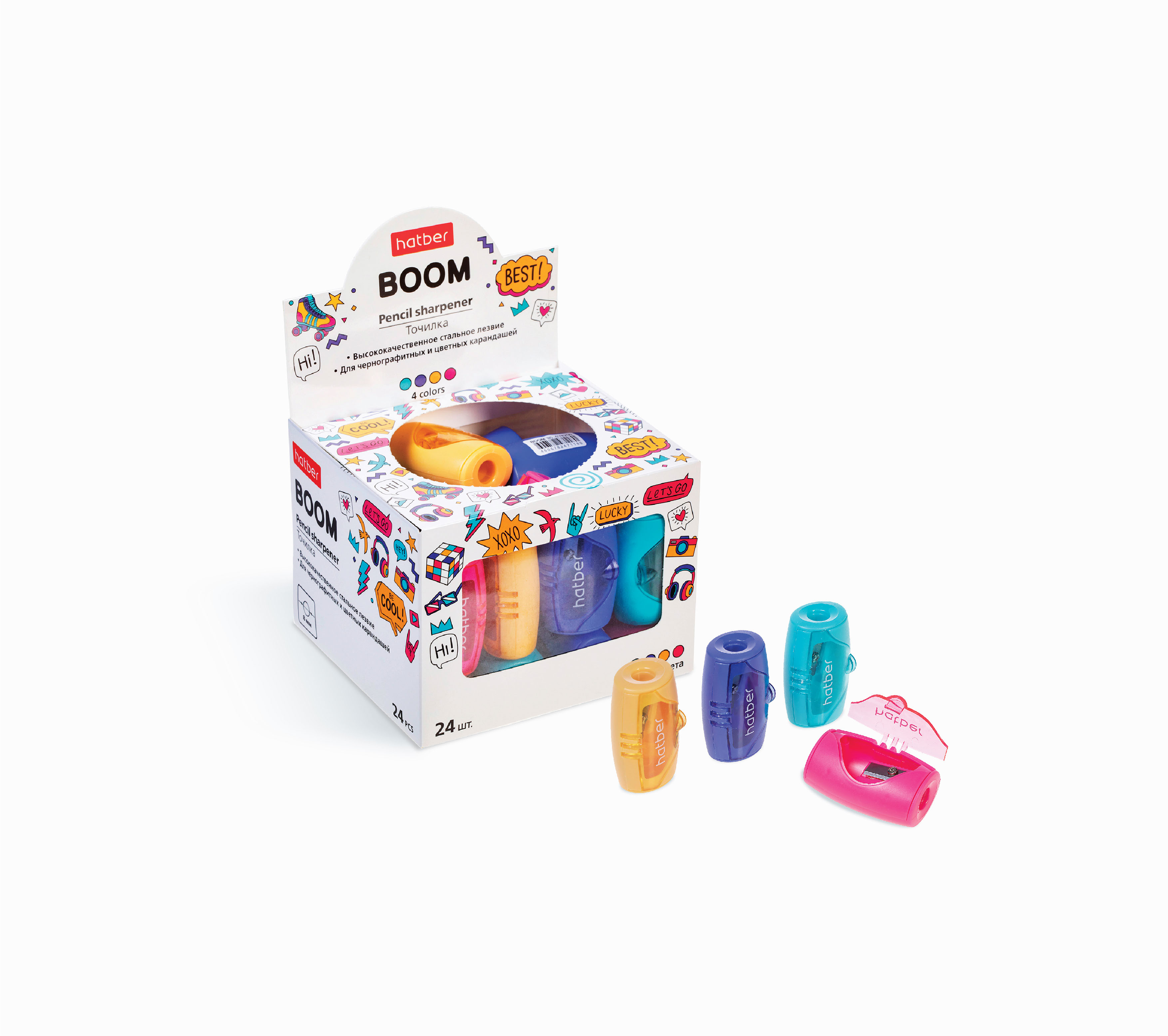 BOOM: Pencil sharpener packaging design — Изображение №6 — Брендинг, Иллюстрация, Графика на Dprofile