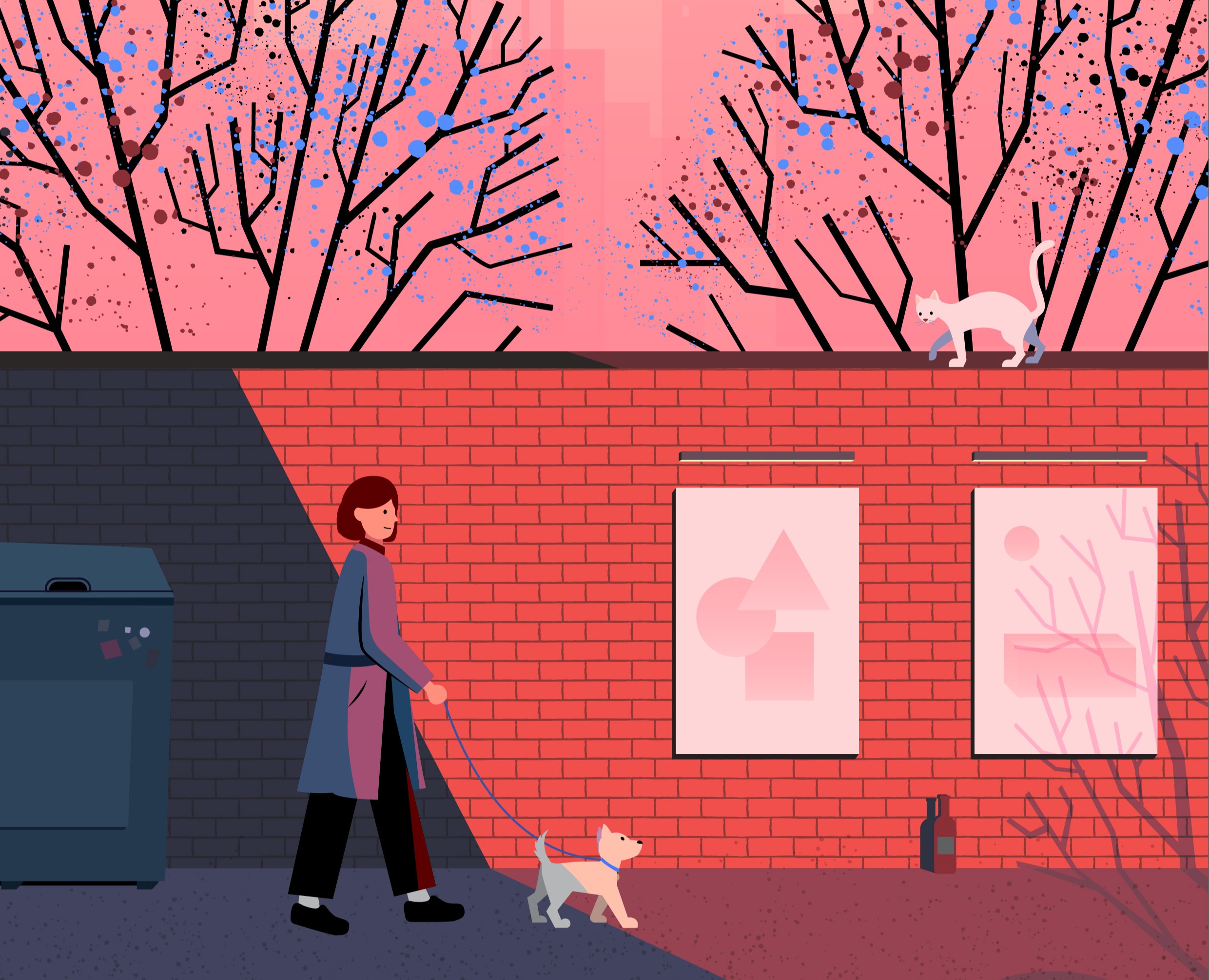 URBAN SUNRISE — Иллюстрация, Графика на Dprofile