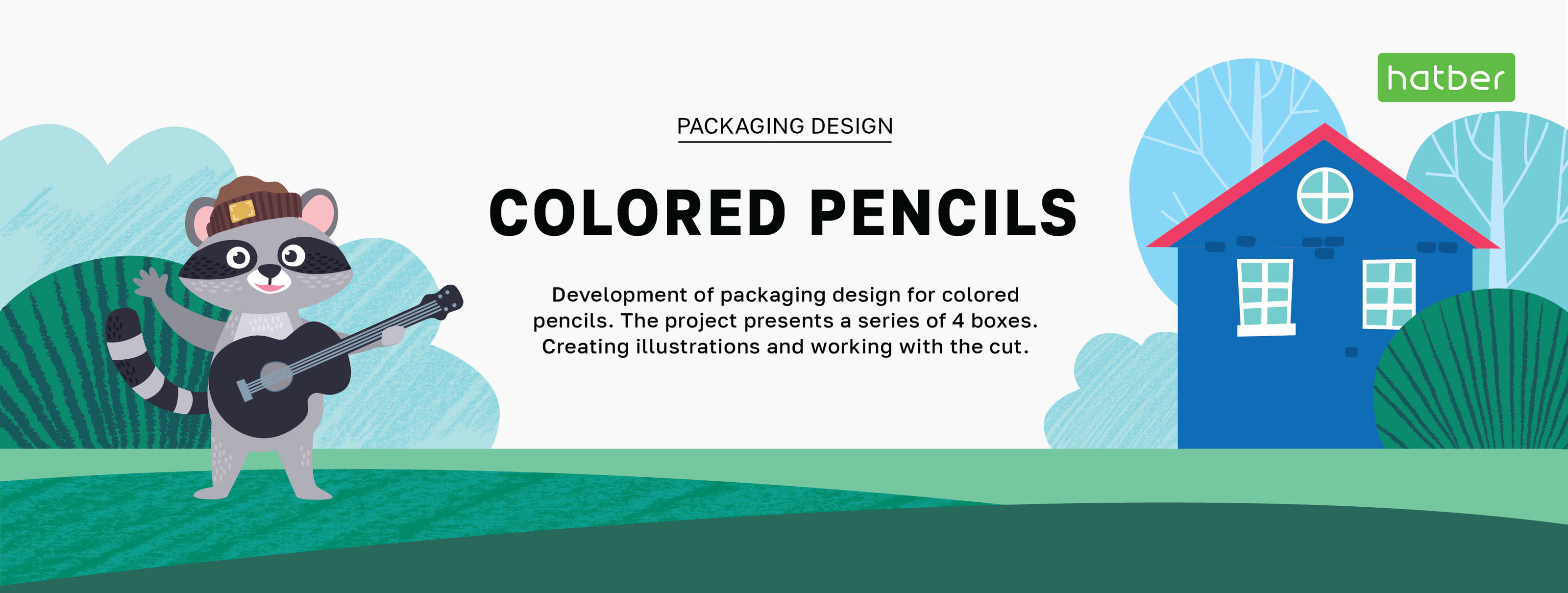 Packaging design of colored pencils. Name: Holidays — Изображение №1 — Брендинг, Иллюстрация на Dprofile
