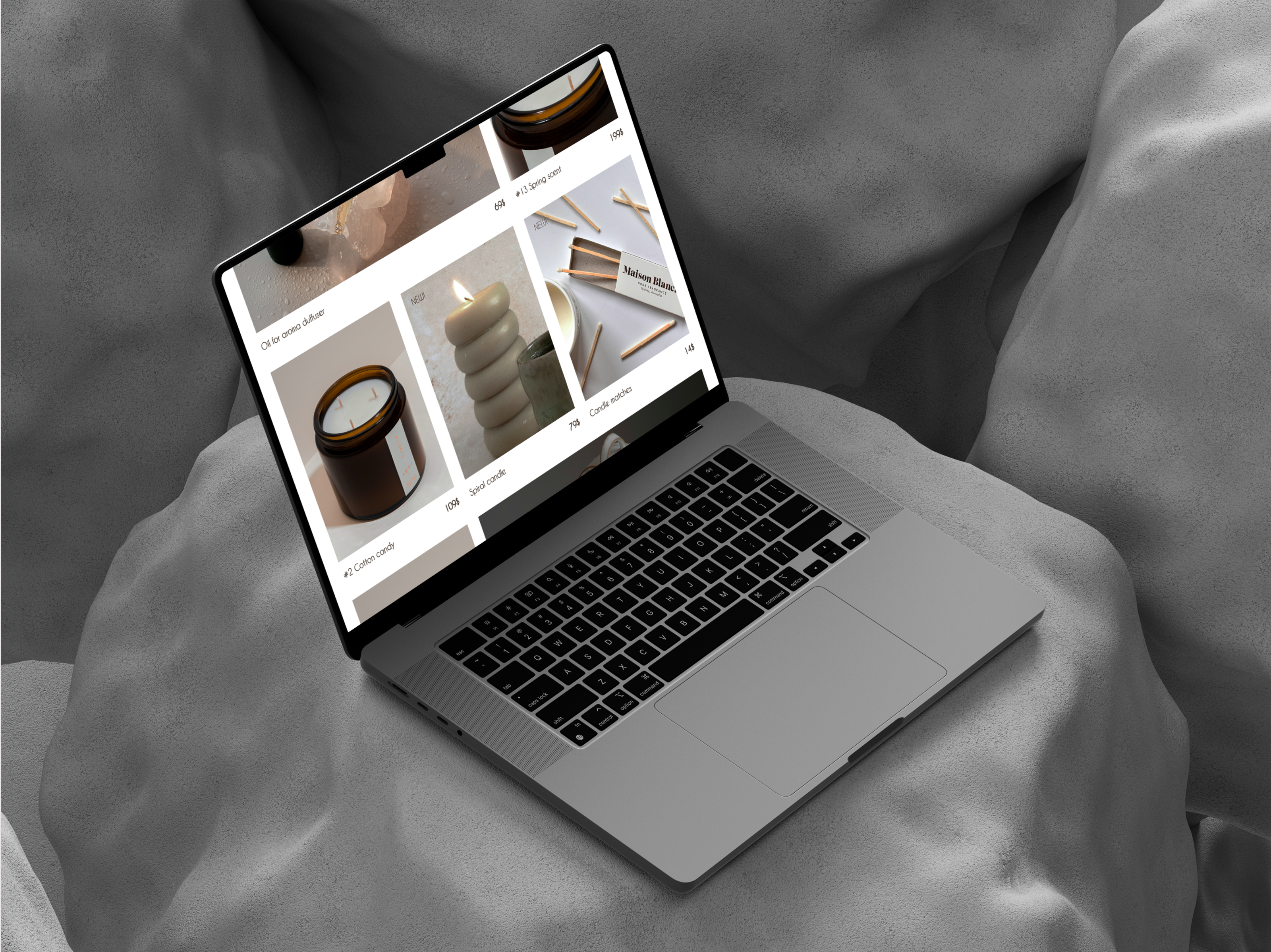 Candle shop | Web design online shop — Изображение №4 — Маркетинг, Интерфейсы на Dprofile