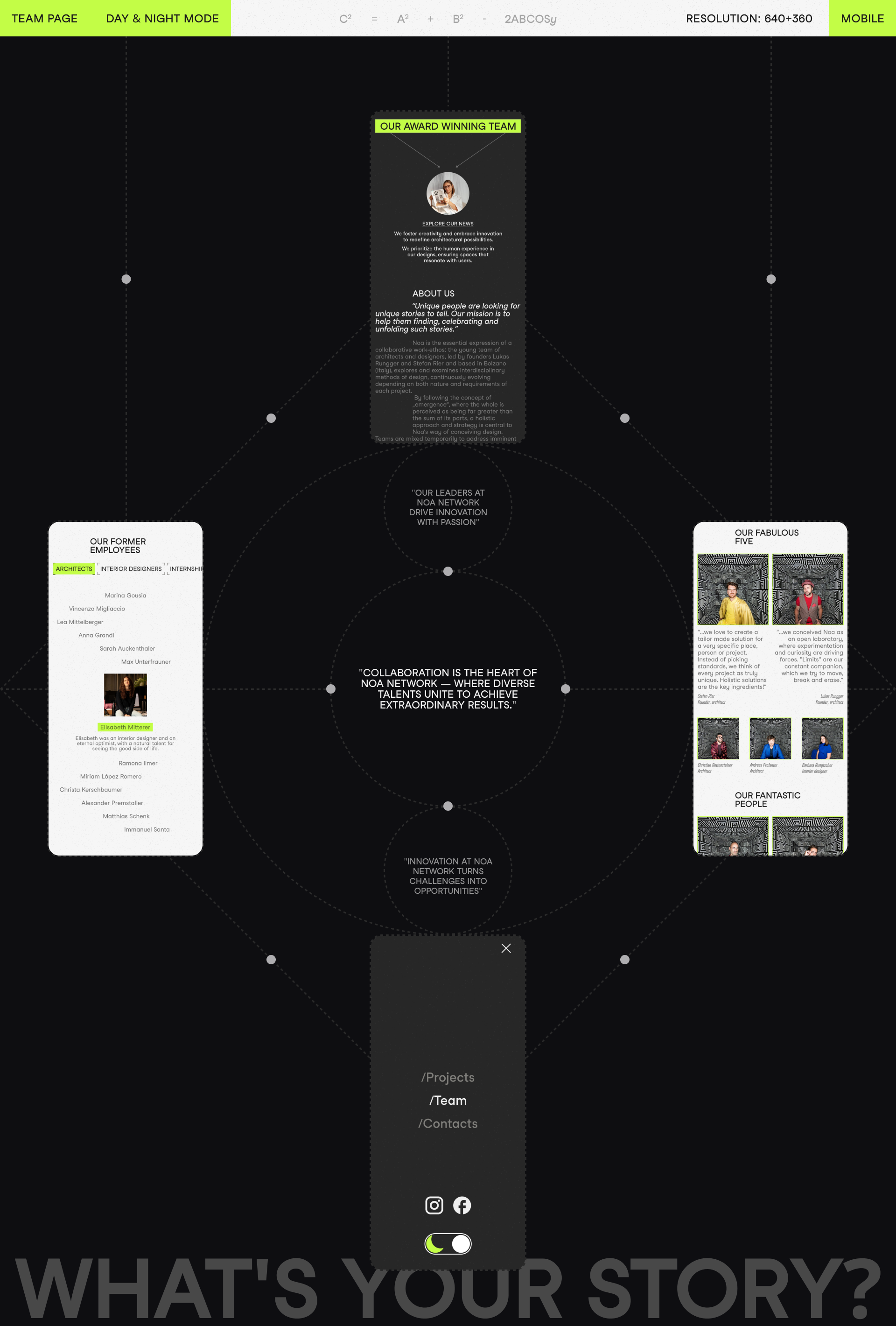 Noa Network | Corporate Website — Изображение №9 — Интерфейсы на Dprofile