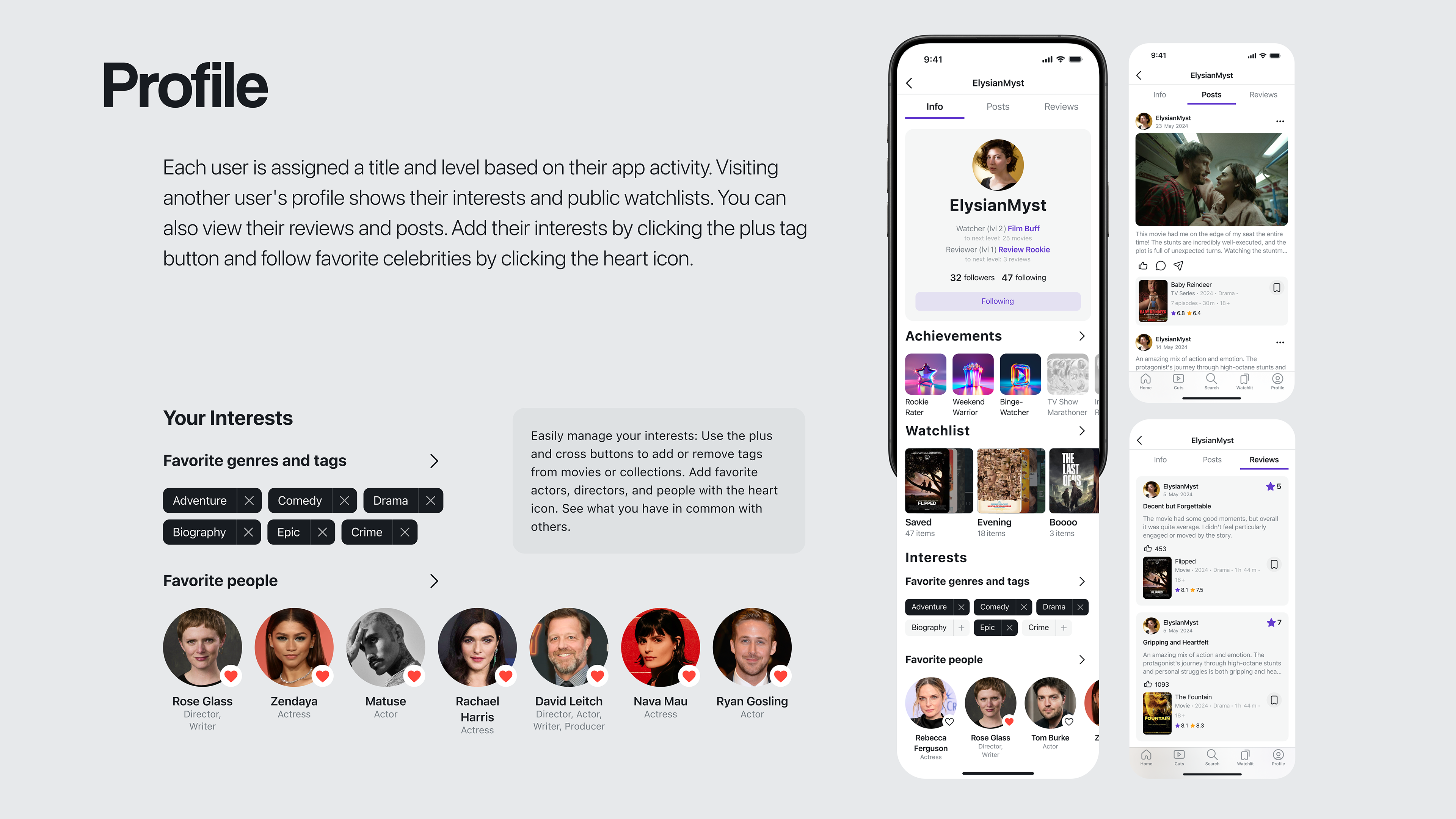 WatchMe | Movie and TV Show Hub (concept) — Изображение №8 — Интерфейсы на Dprofile