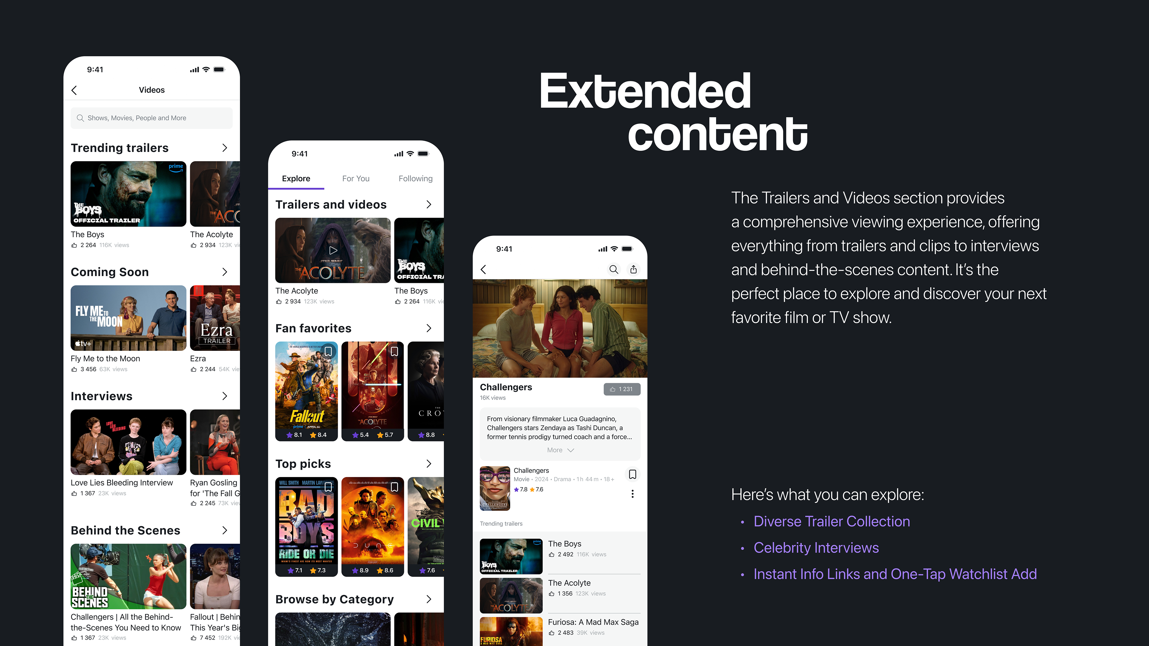 WatchMe | Movie and TV Show Hub (concept) — Изображение №9 — Интерфейсы на Dprofile