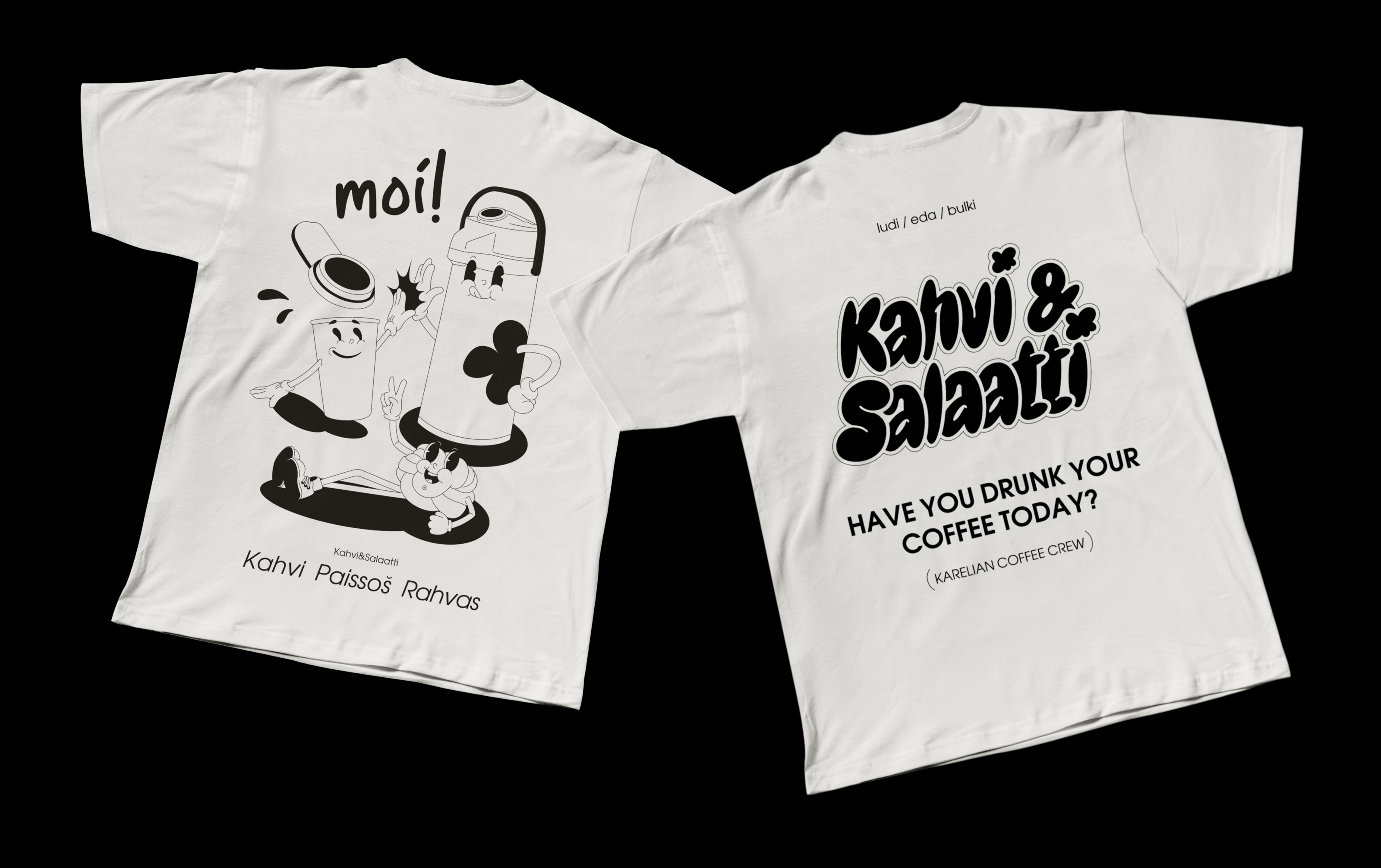 Мерч Kahvi&Salaatti — Изображение №4 — Брендинг, Графика на Dprofile