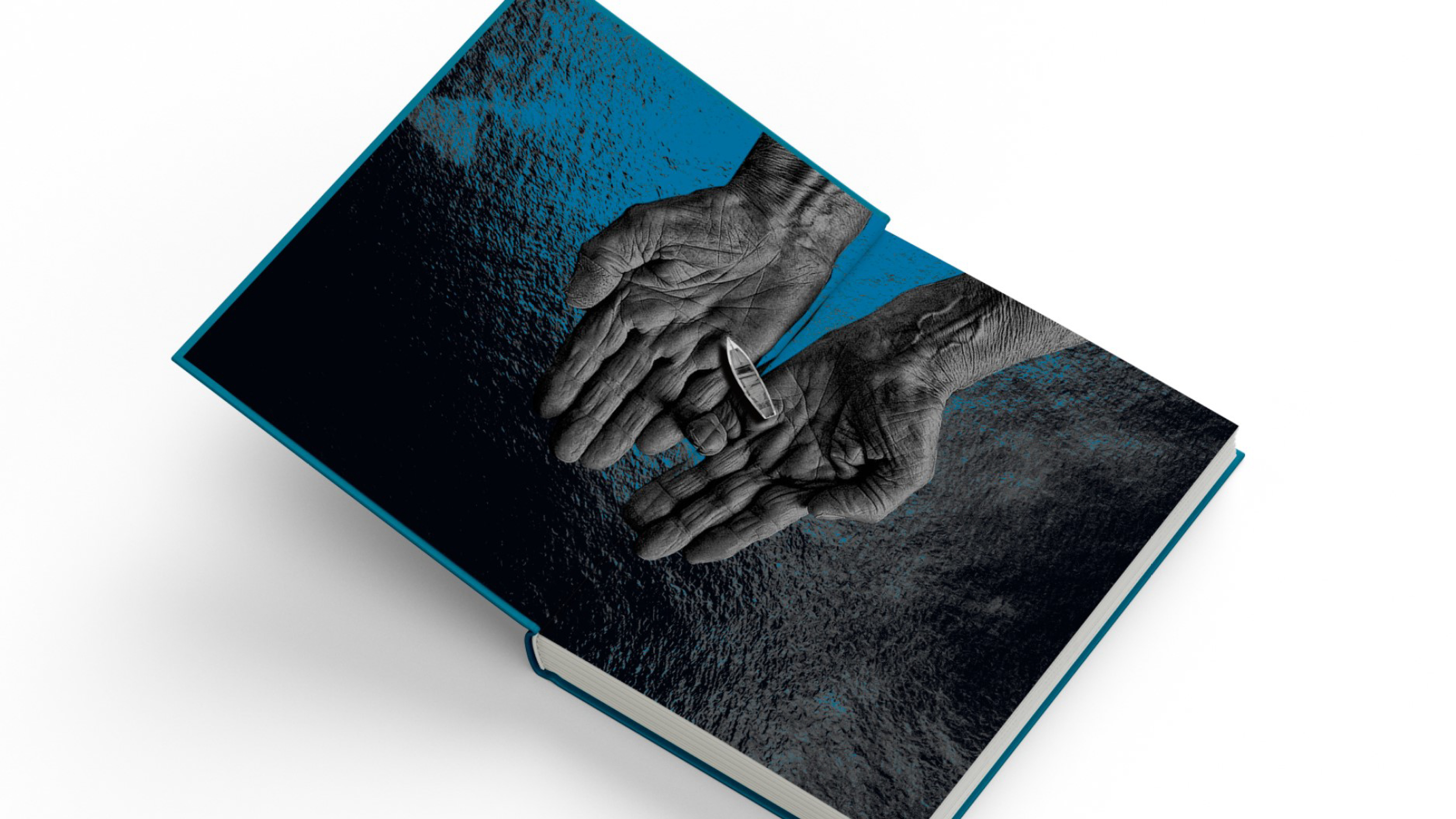 Оформление внешних Элементов книги "Старик и море" — Изображение №6 — Графика на Dprofile