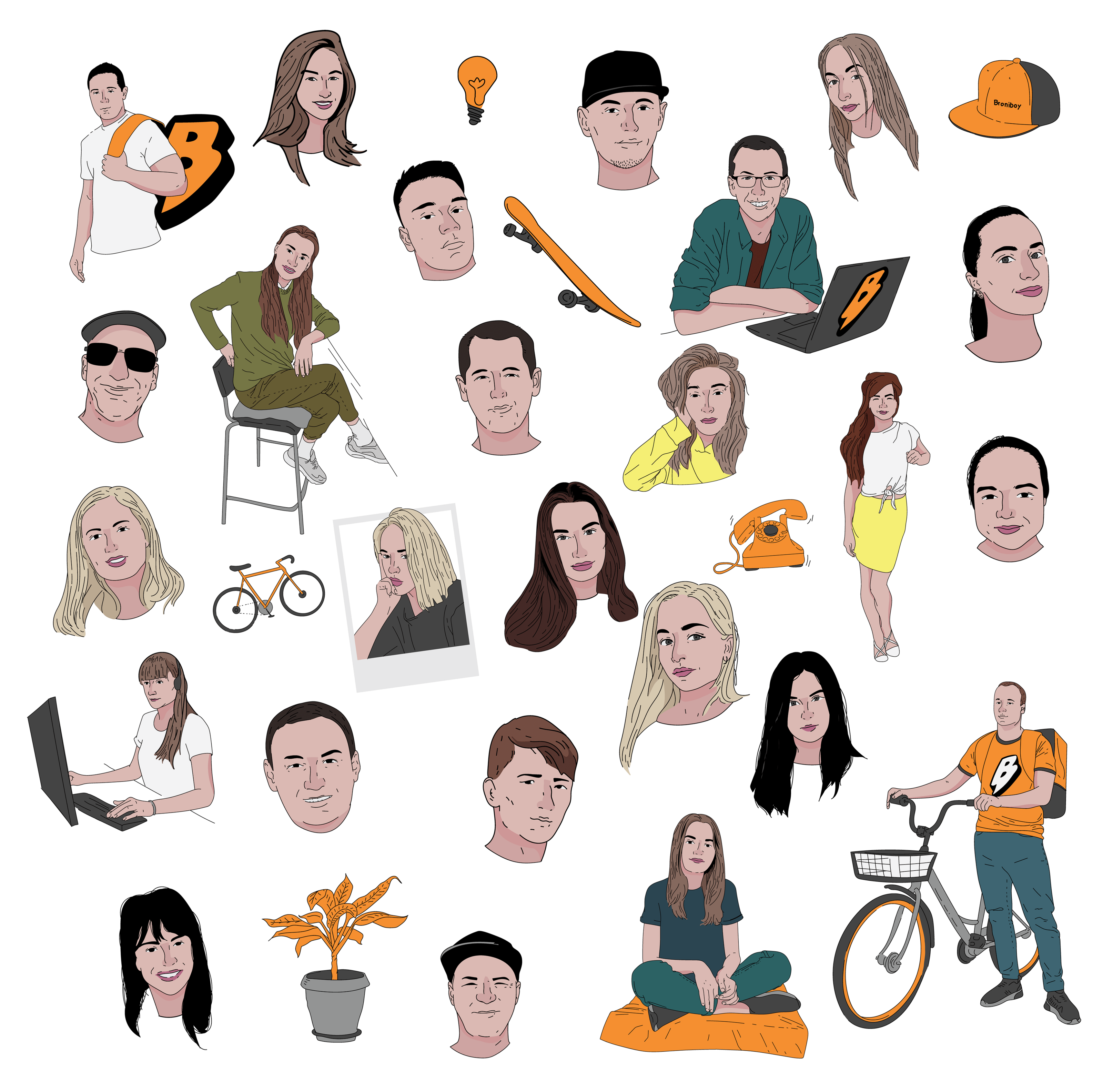 Broniboy portraits — Изображение №3 — Брендинг на Dprofile