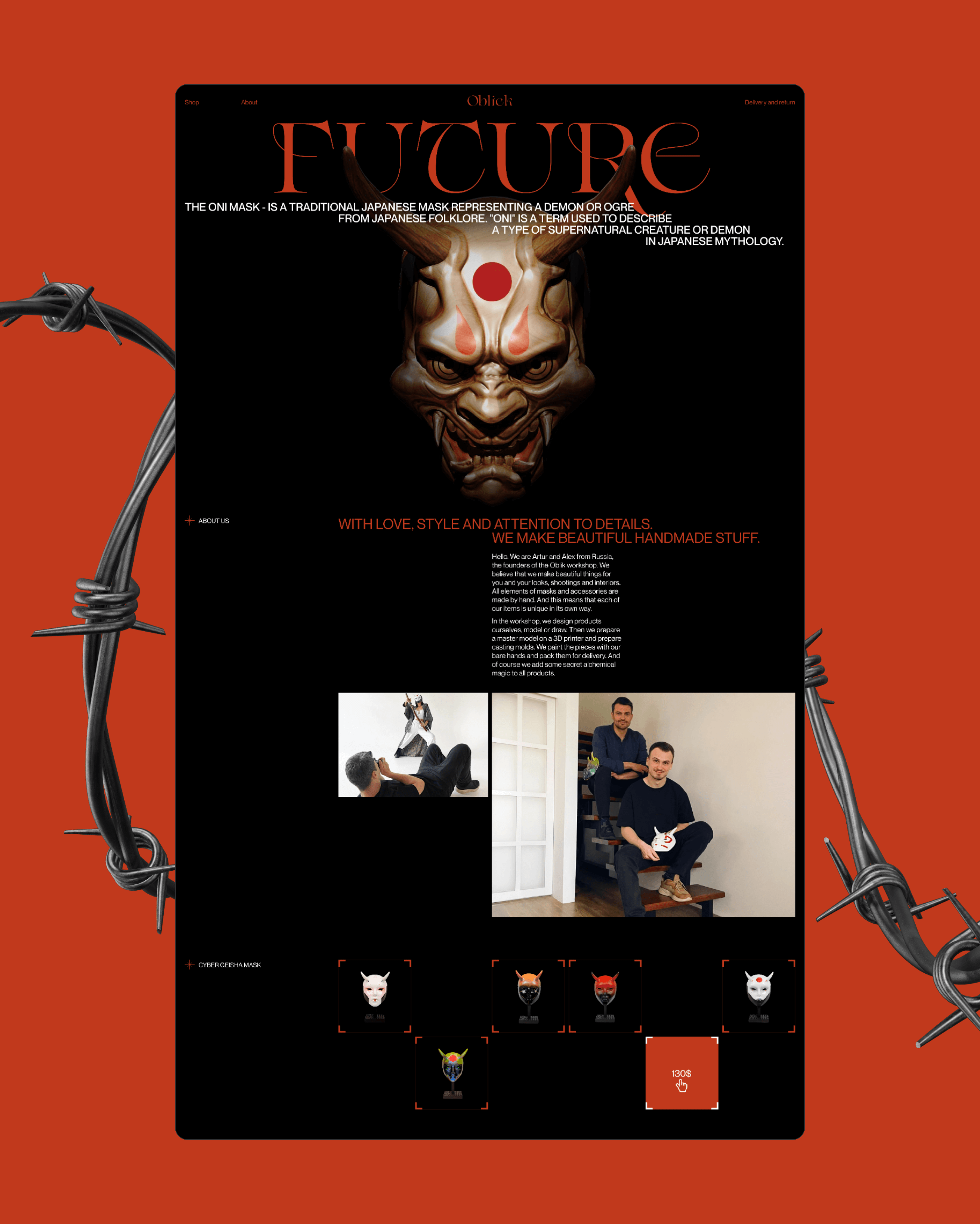 OBLICK | REDESIGN CONCEPT — Изображение №3 — Интерфейсы, Брендинг на Dprofile