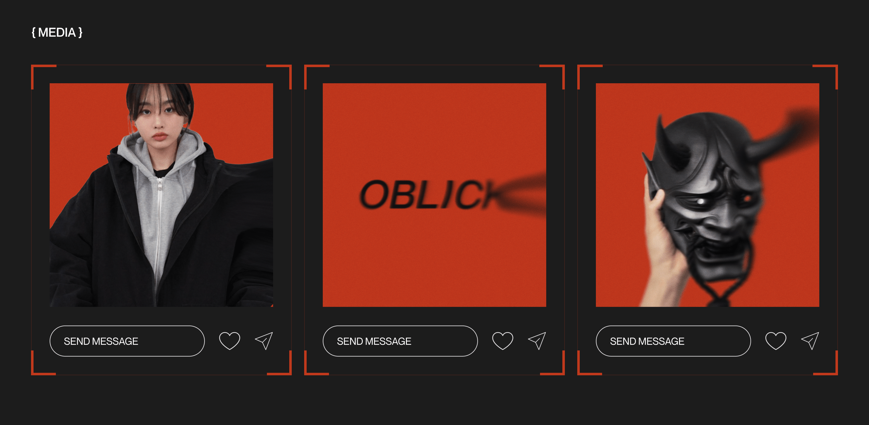 OBLICK | REDESIGN CONCEPT — Изображение №7 — Интерфейсы, Брендинг на Dprofile