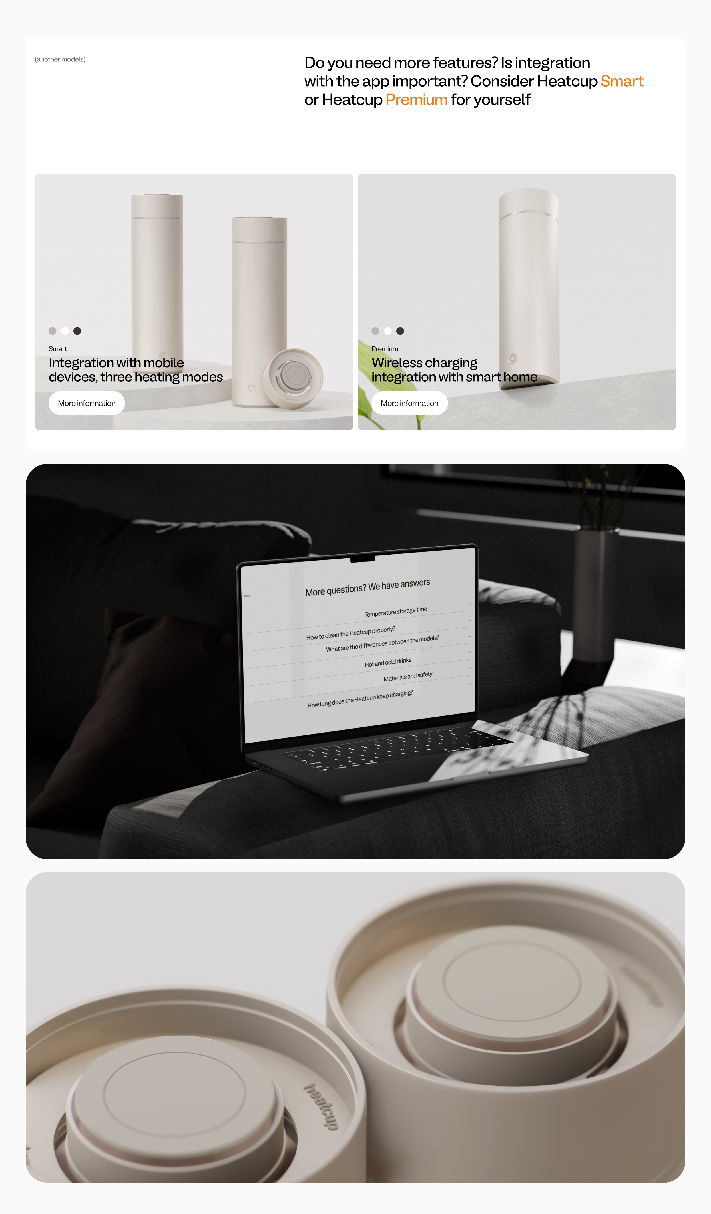 3D product. Web site. Heatcup — Изображение №8 — Интерфейсы, 3D на Dprofile