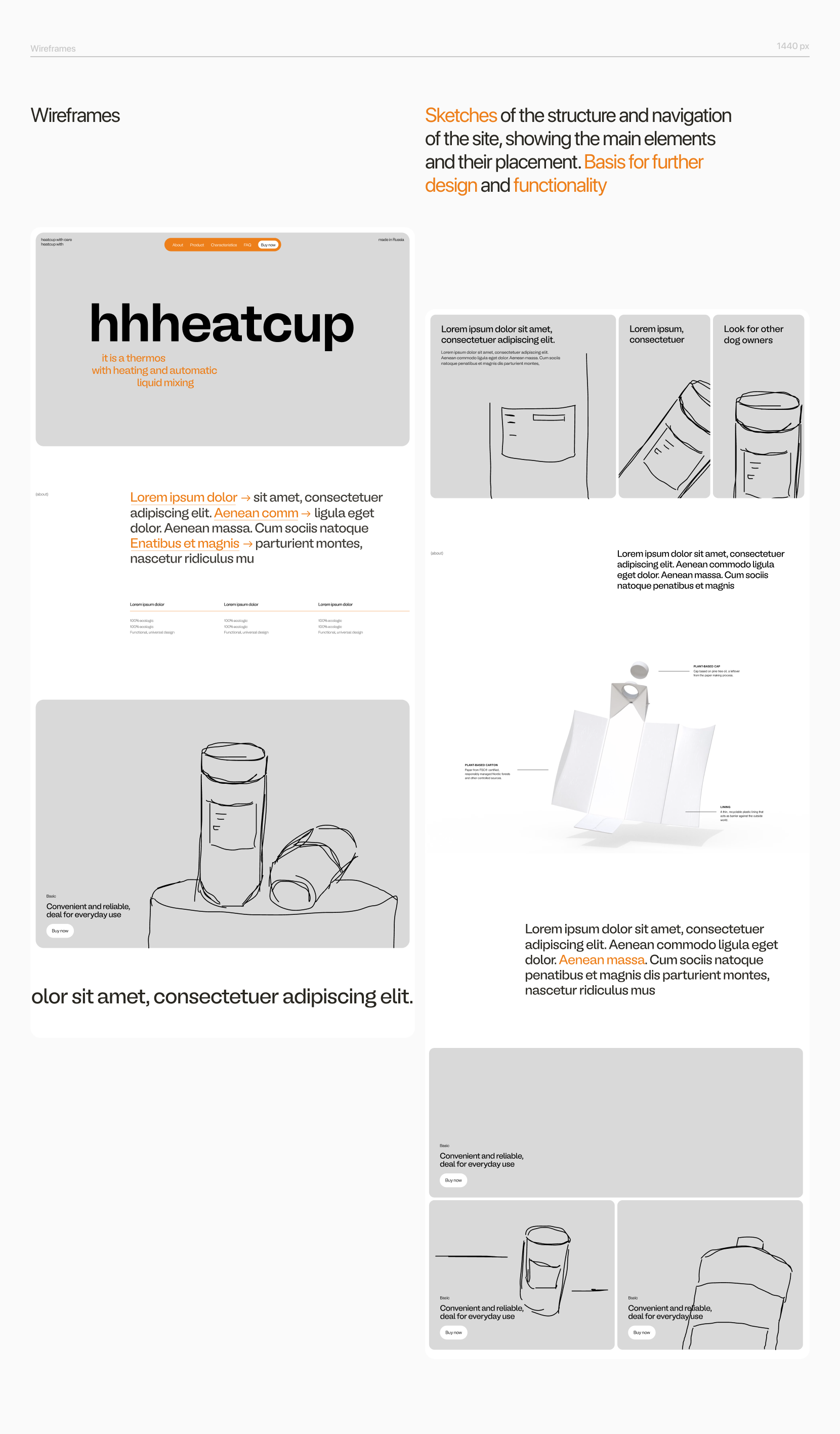 3D product. Web site. Heatcup — Изображение №9 — Интерфейсы, 3D на Dprofile