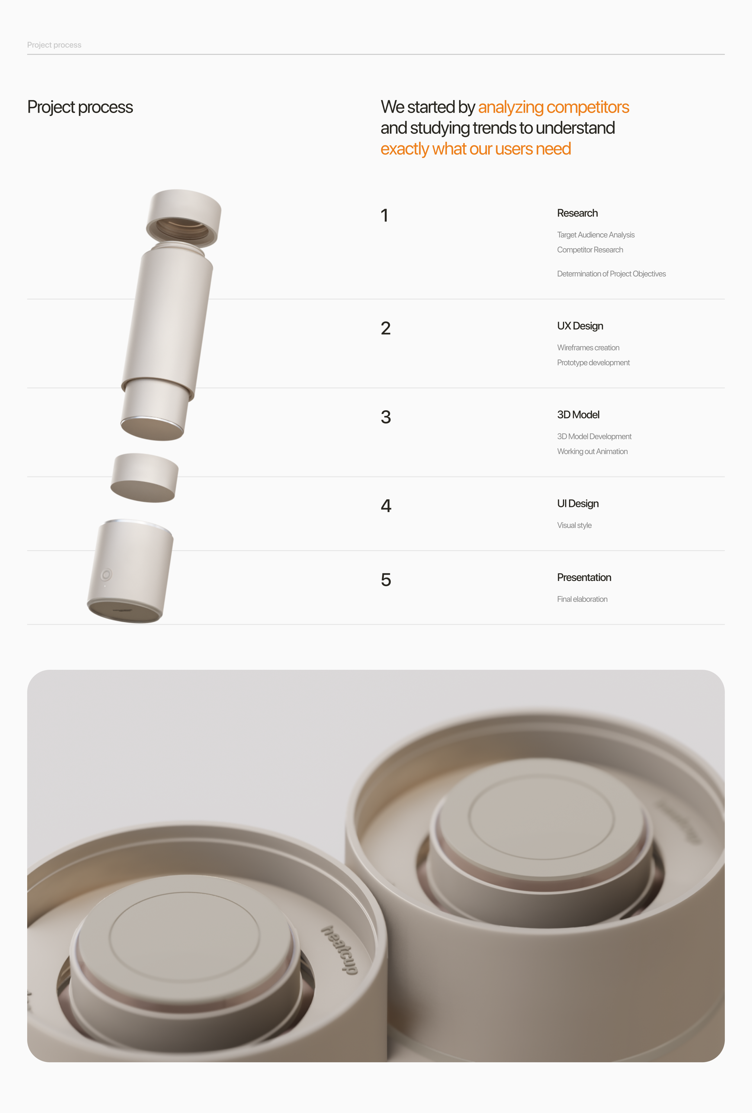 3D product. Web site. Heatcup — Изображение №3 — Интерфейсы, 3D на Dprofile