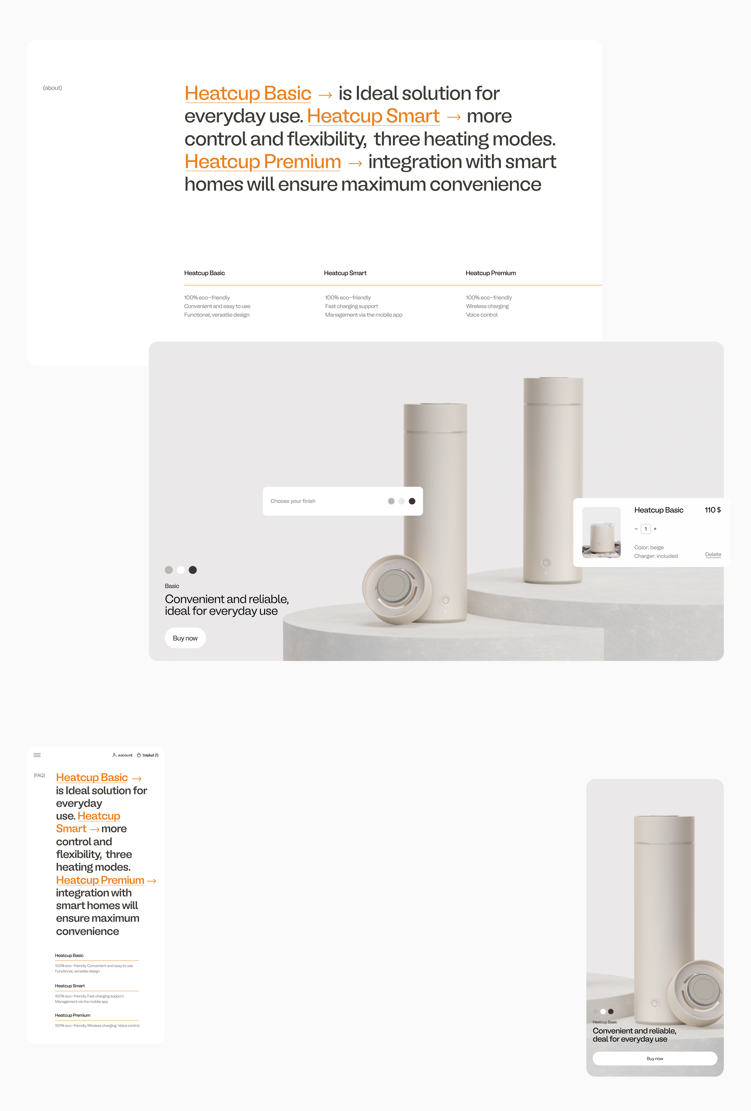 3D product. Web site. Heatcup — Изображение №12 — Интерфейсы, 3D на Dprofile