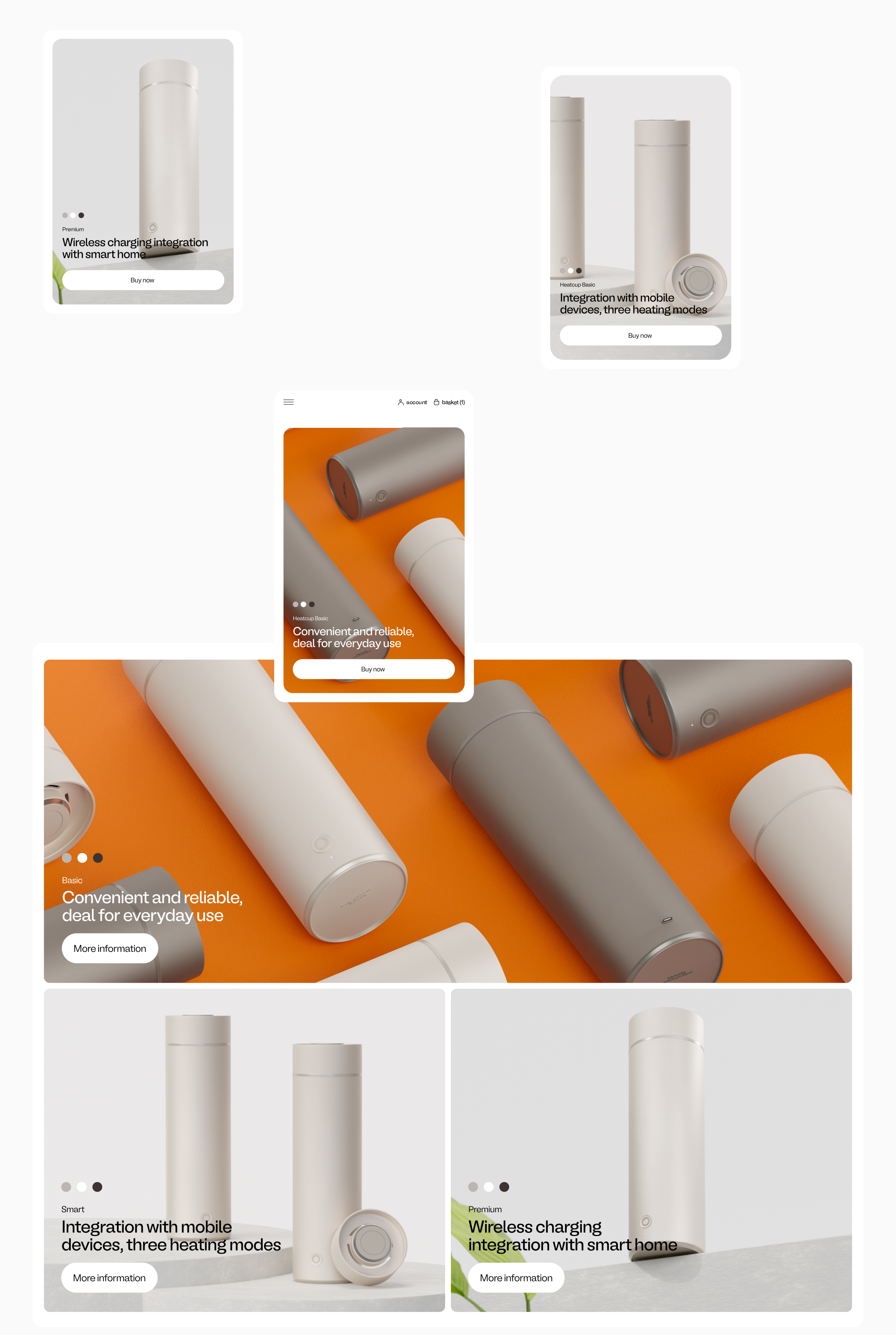 3D product. Web site. Heatcup — Изображение №14 — Интерфейсы, 3D на Dprofile