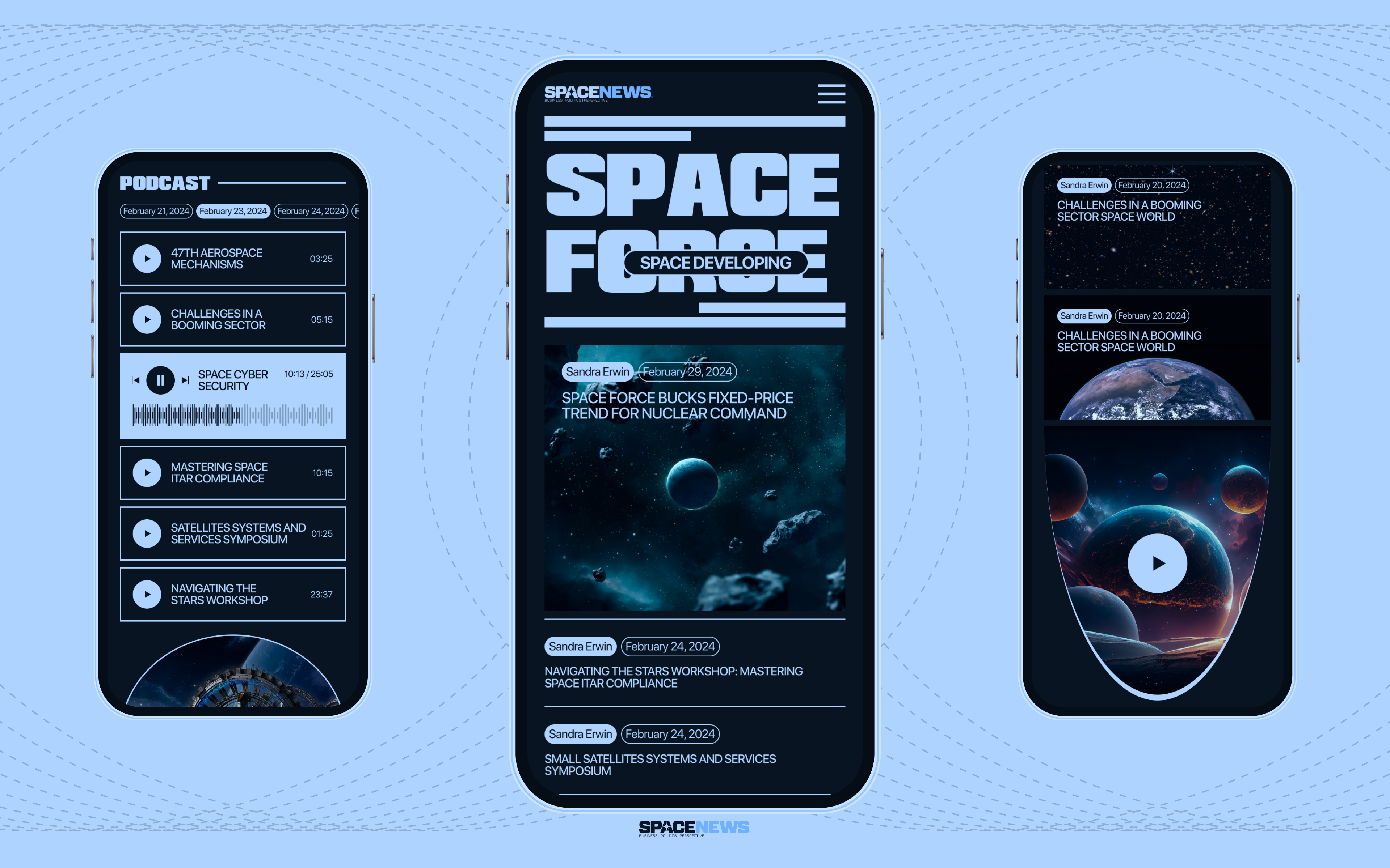 SpaceNews / News Website — Изображение №6 — Интерфейсы на Dprofile