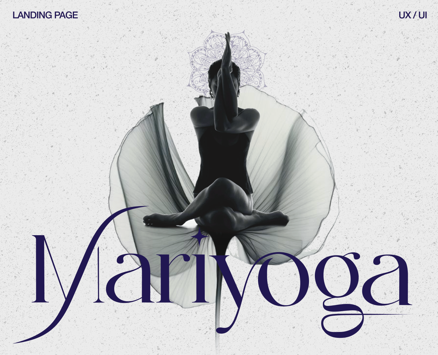 Landing page for a yoga teacher на Dprofile