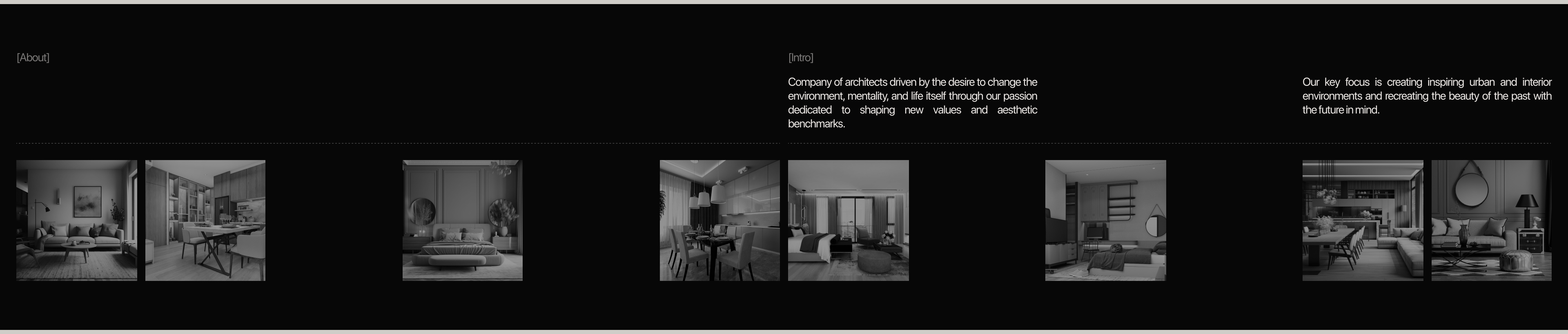Landing Page for Design Interior Studio — Изображение №2 — Интерфейсы на Dprofile