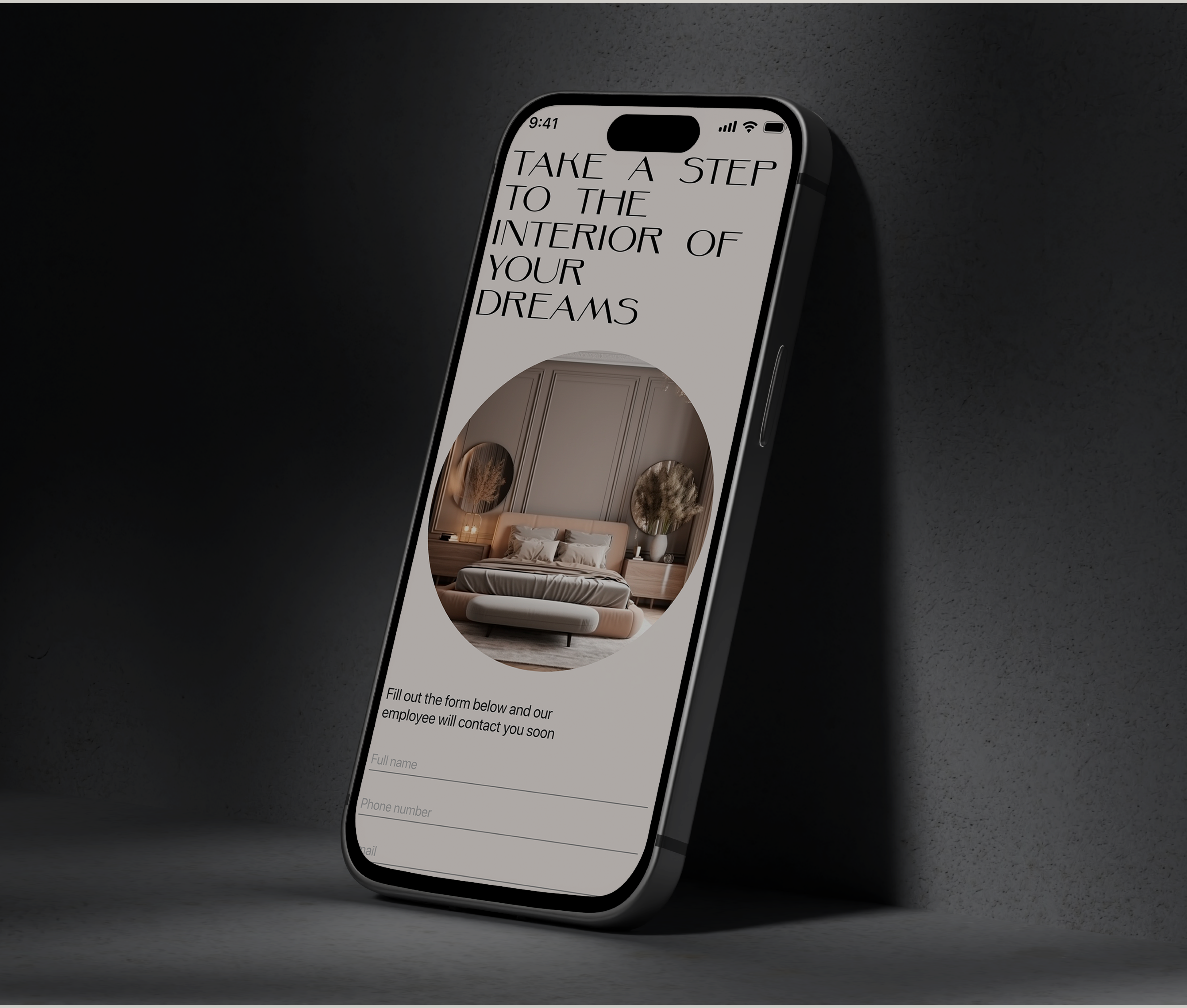 Landing Page for Design Interior Studio — Изображение №7 — Интерфейсы на Dprofile