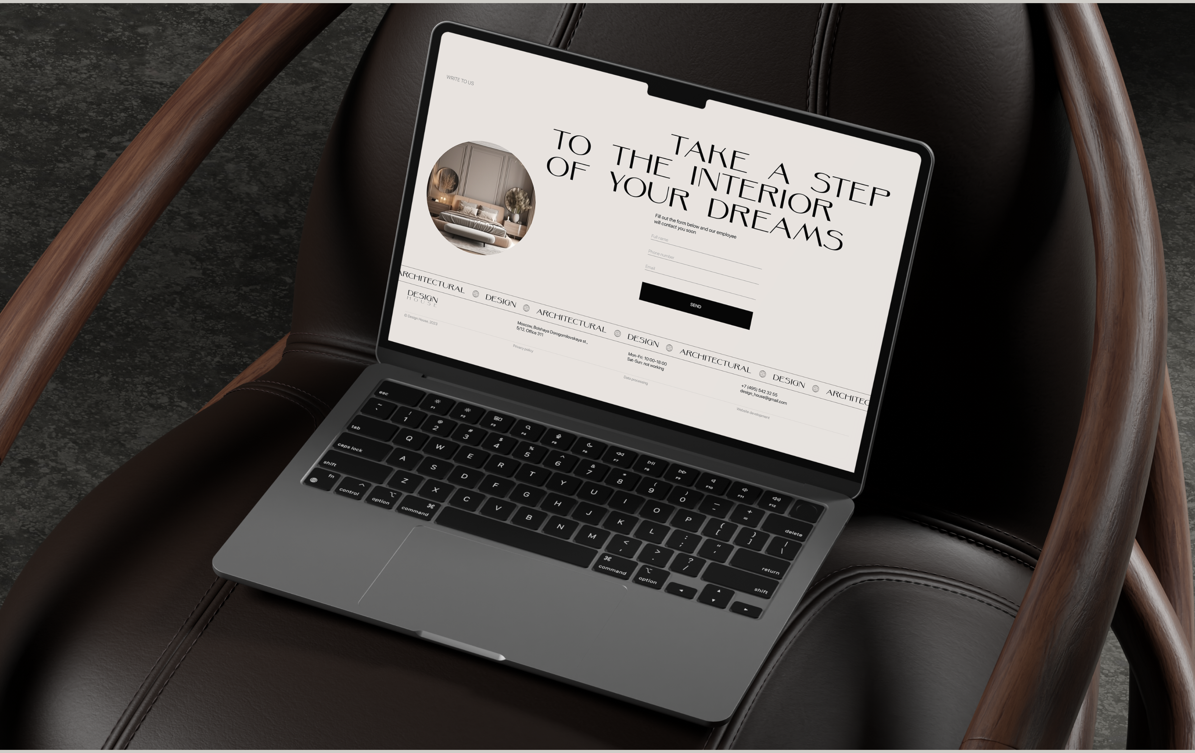 Landing Page for Design Interior Studio — Изображение №3 — Интерфейсы на Dprofile