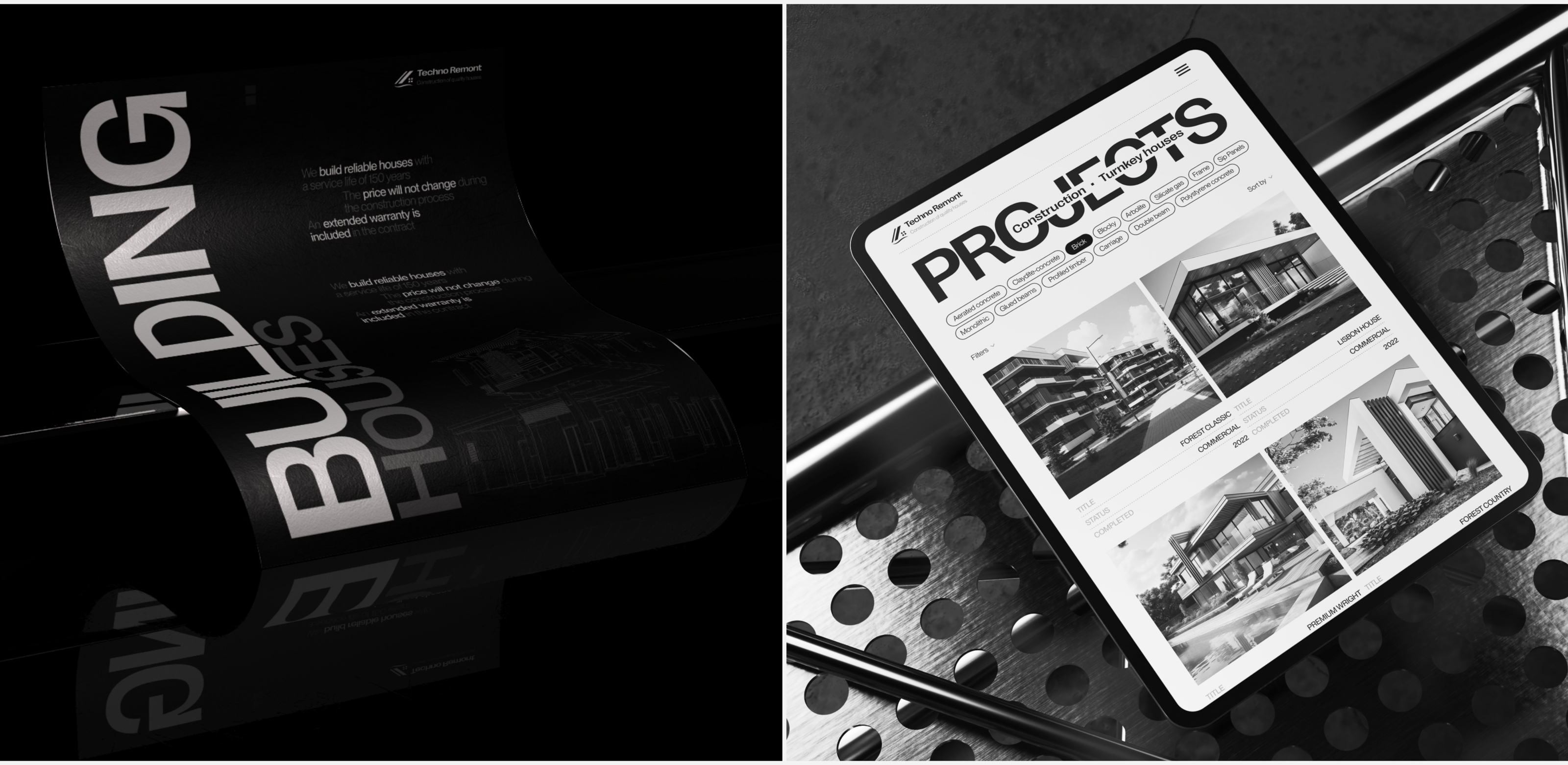 TechnoRemont / Corporate website — Изображение №8 — Интерфейсы на Dprofile
