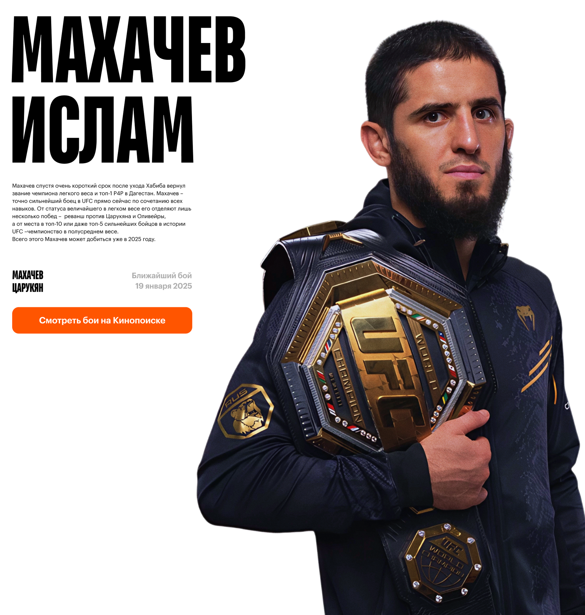 Рейтинг российских бойцов UFC — Изображение №6 — Интерфейсы на Dprofile