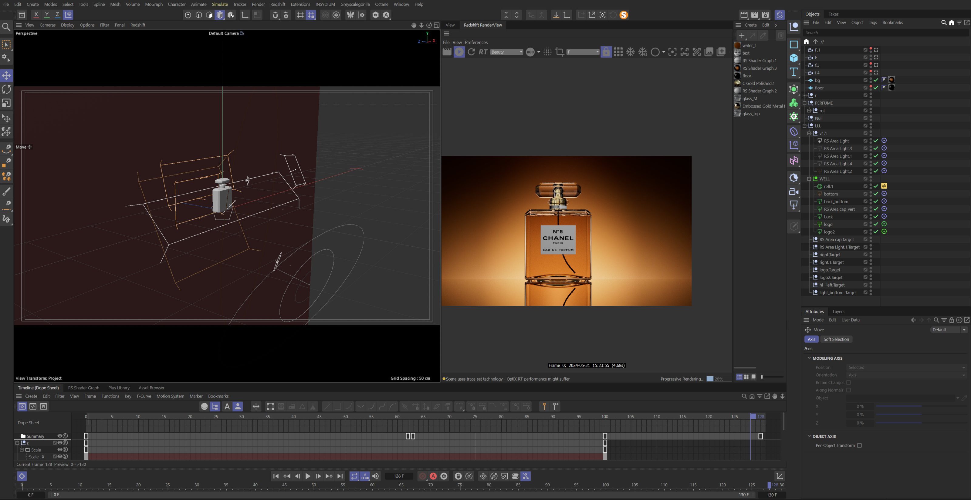 Chanel №5 | 3D CGI Perfume Animation — Изображение №15 — 3D, Анимация на Dprofile