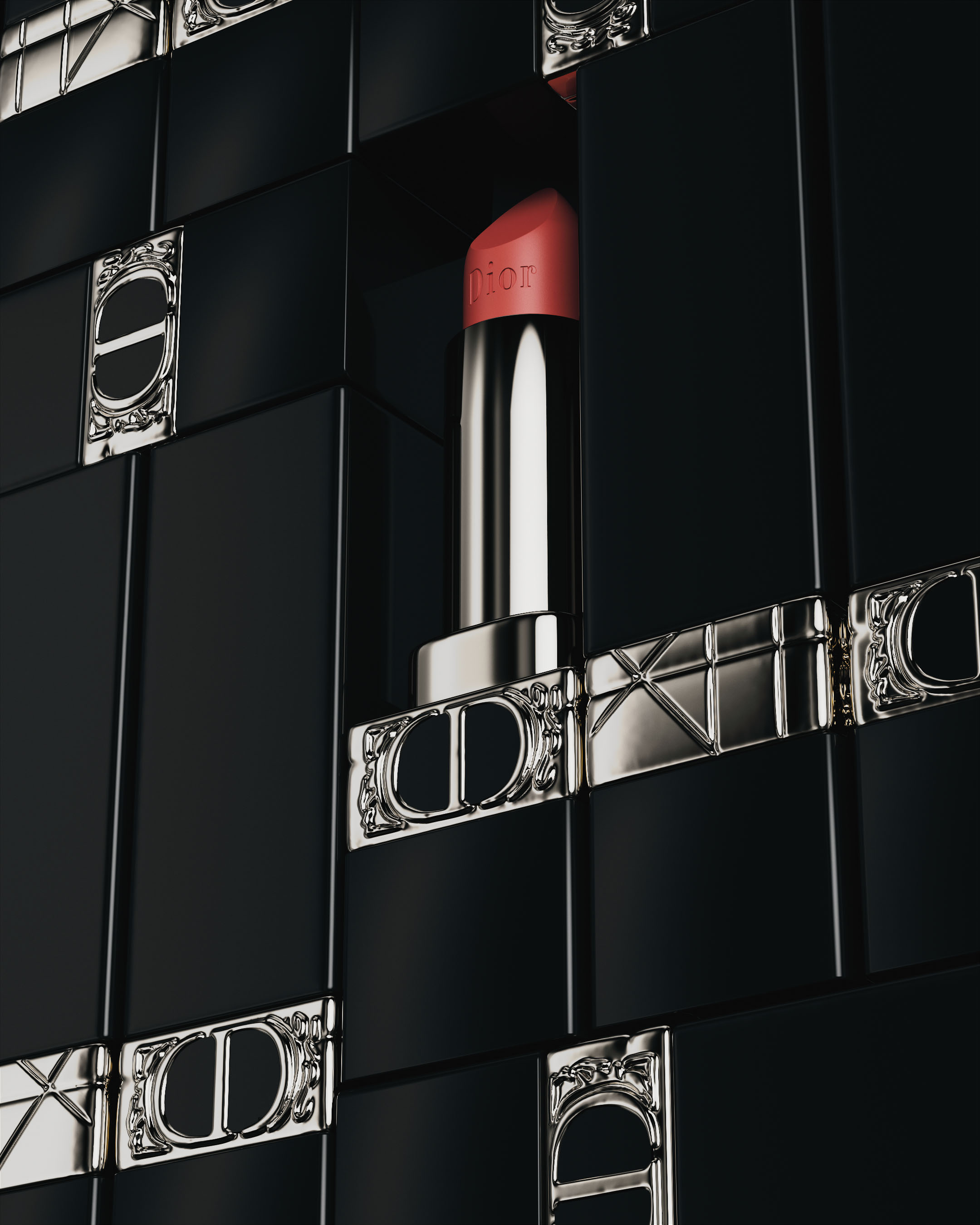 Dior | Lipstick 3D CGI — Изображение №4 — Интерфейсы, 3D на Dprofile