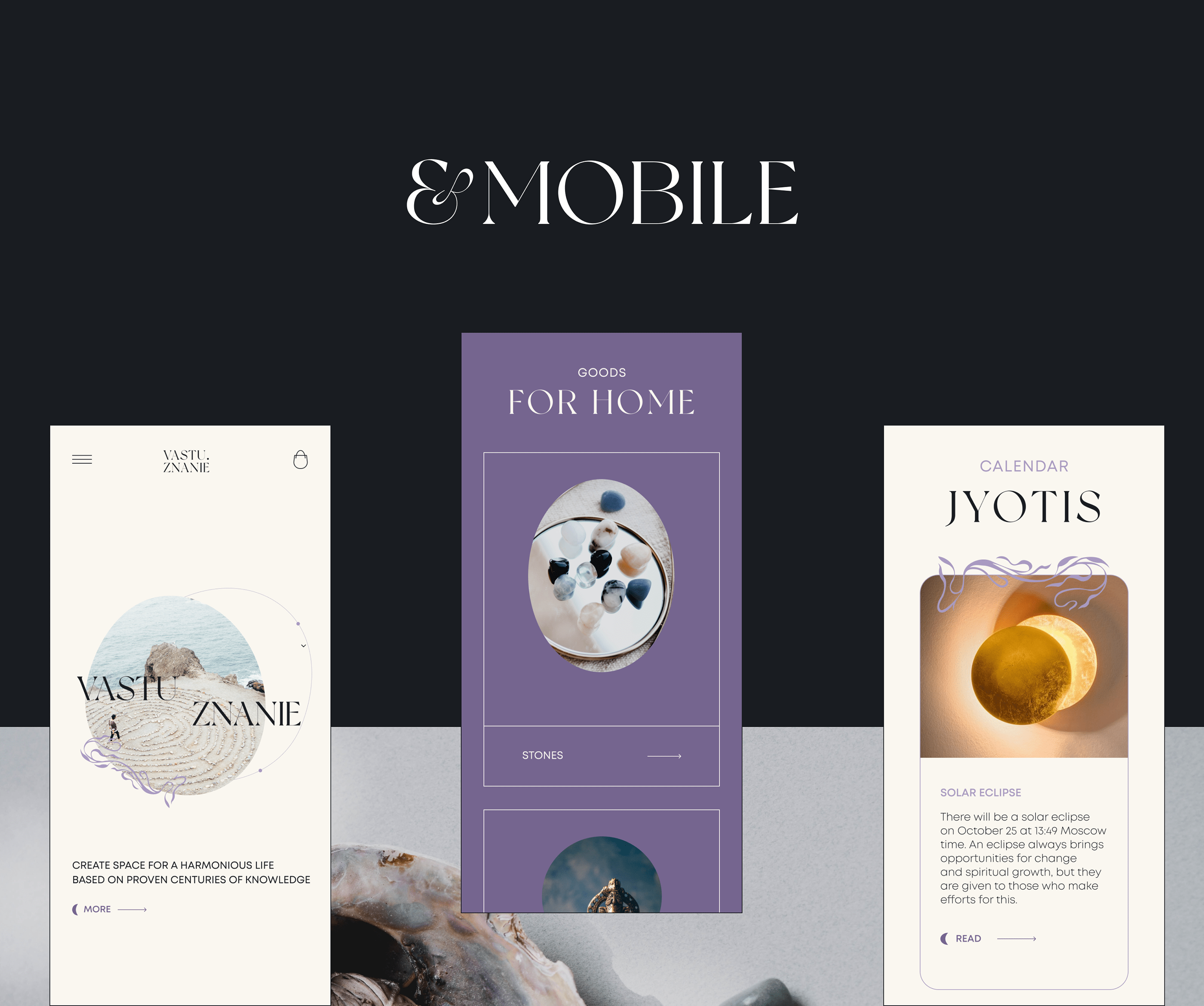 VASTU.ZNANIE. Jyotis and vastu e-commerce — Изображение №9 — Интерфейсы, Брендинг на Dprofile