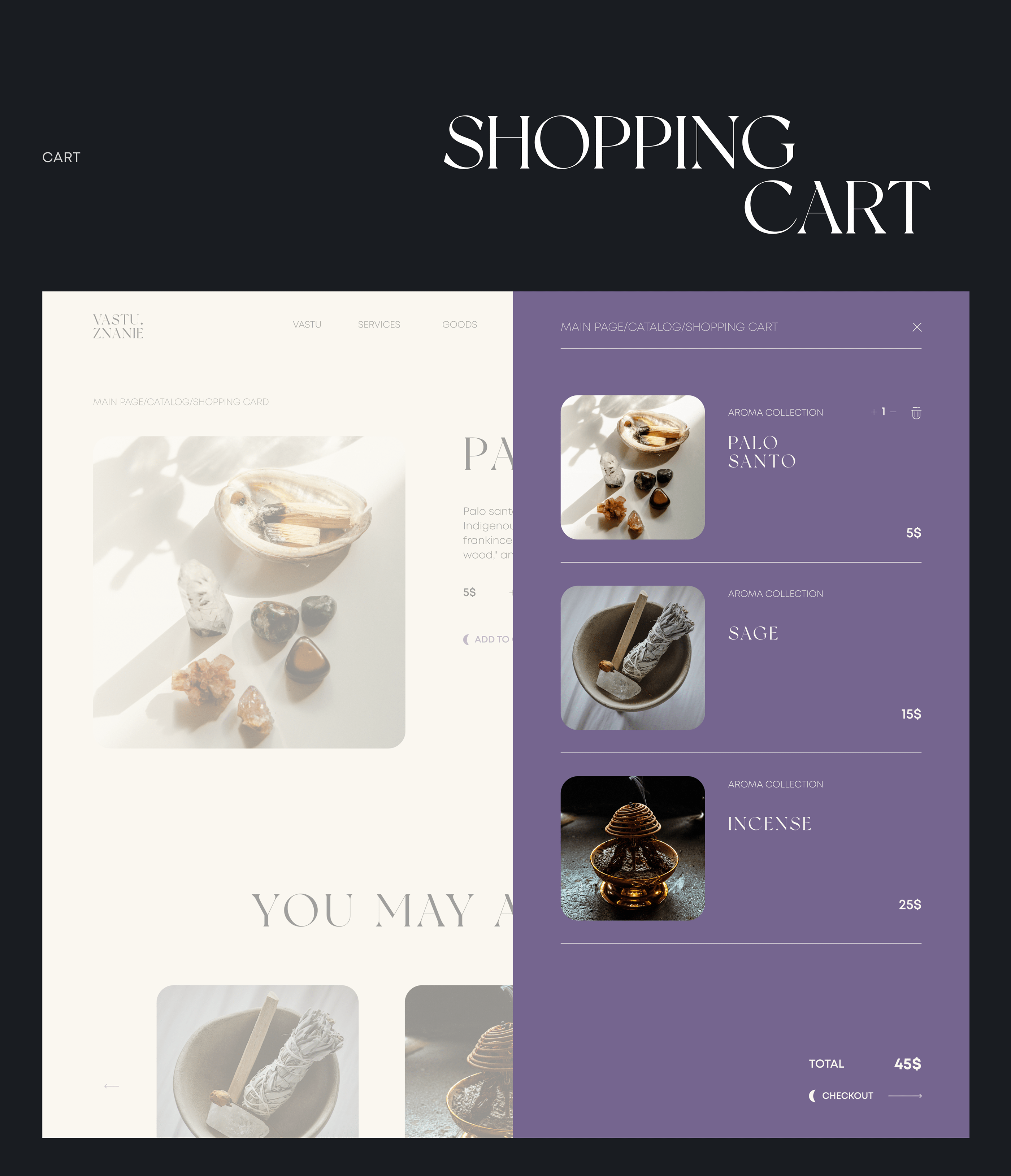 VASTU.ZNANIE. Jyotis and vastu e-commerce — Изображение №13 — Интерфейсы, Брендинг на Dprofile