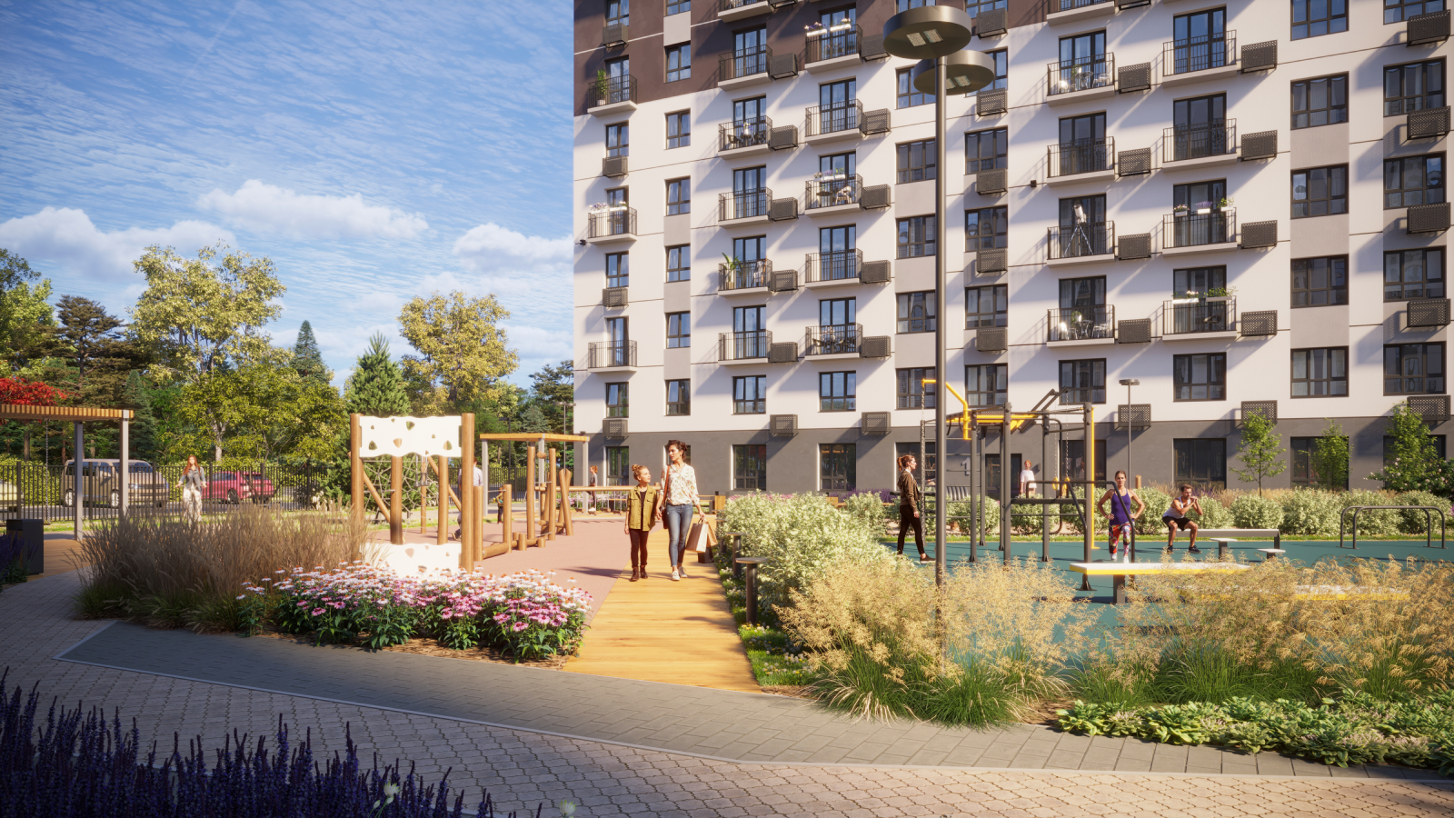 Зубово Life Garden, архитектура — Изображение №7 — 3D на Dprofile