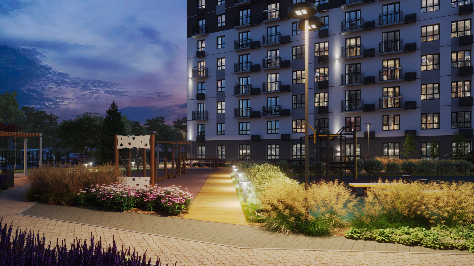 Зубово Life Garden, архитектура — Изображение №12 — 3D на Dprofile