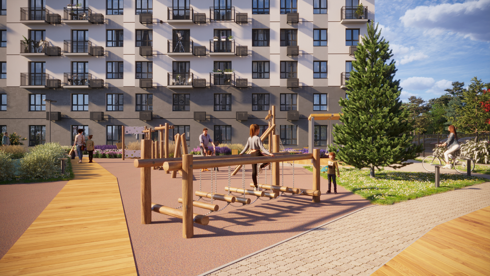 Зубово Life Garden, архитектура — Изображение №4 — 3D на Dprofile